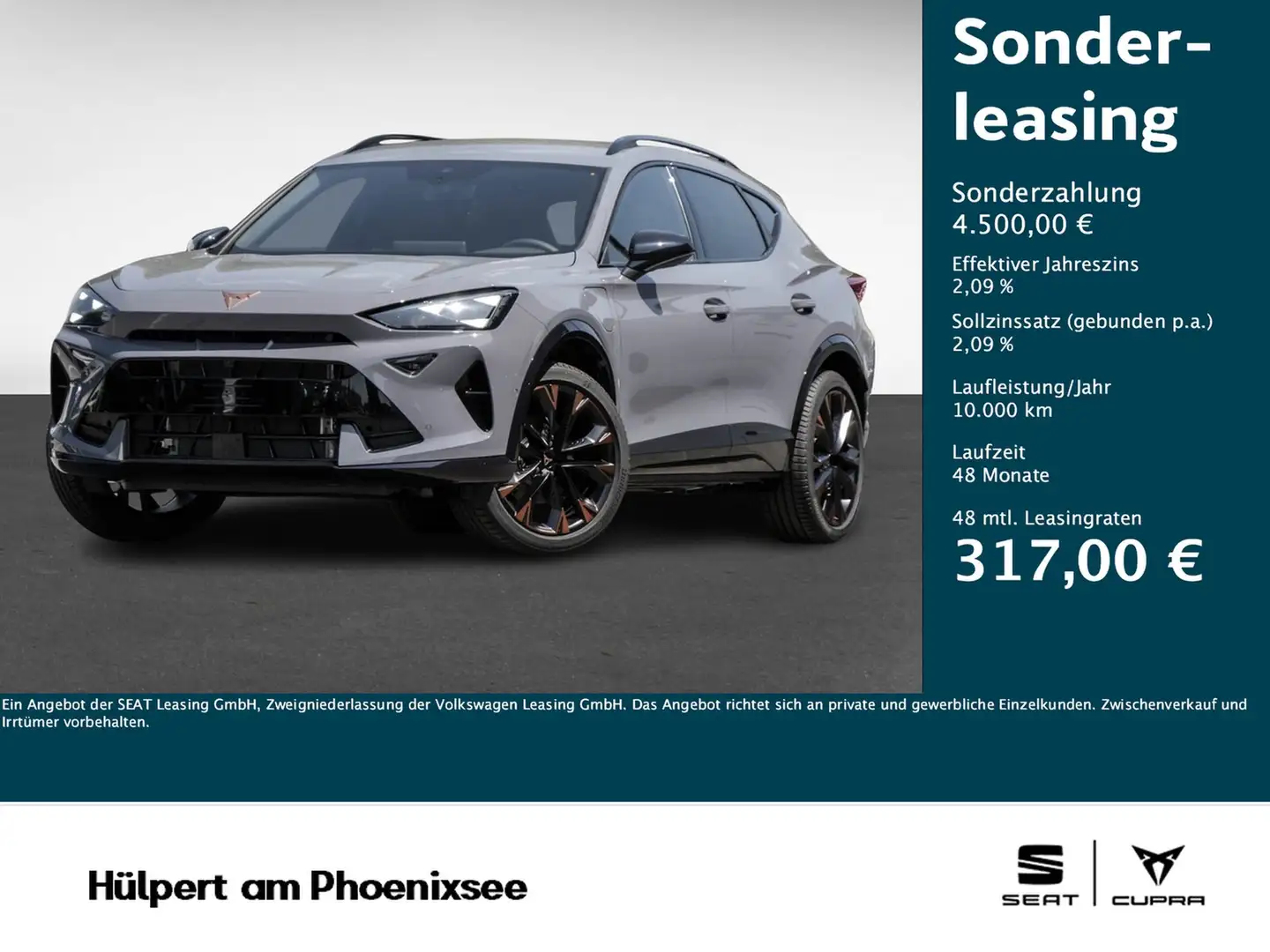 CUPRA Formentor 1.5 HYBRID DSG NAV ACC AHK 19ZOLL Gris - 1