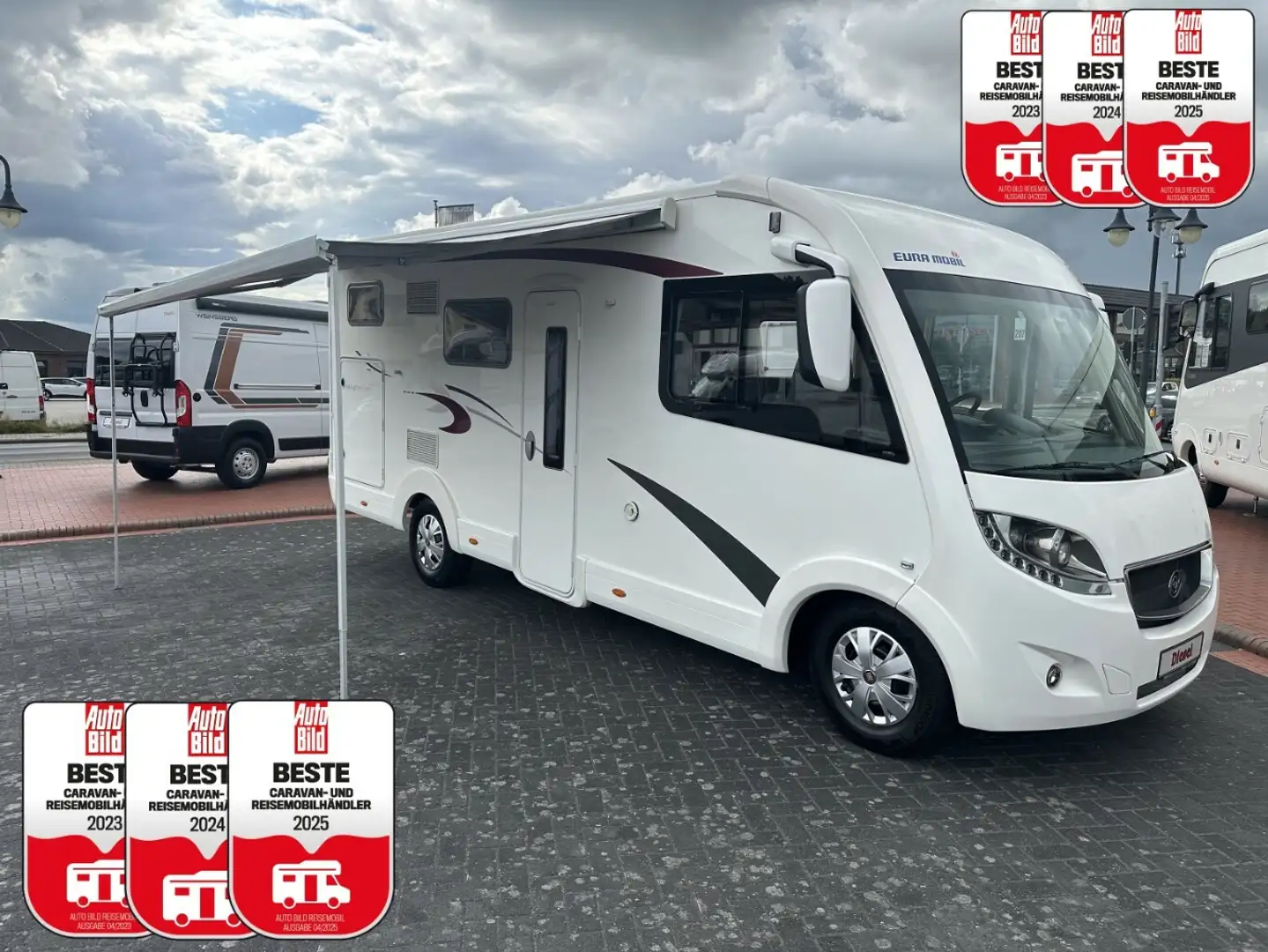 Euramobil Integra Line 690 HB +ALDE+Doppelter Boden+TV+Navi+ Blanc - 1
