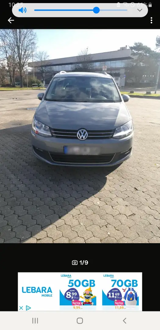 Volkswagen Sharan 2.0 TDI DSG BlueMotion Technology Life Grau - 1
