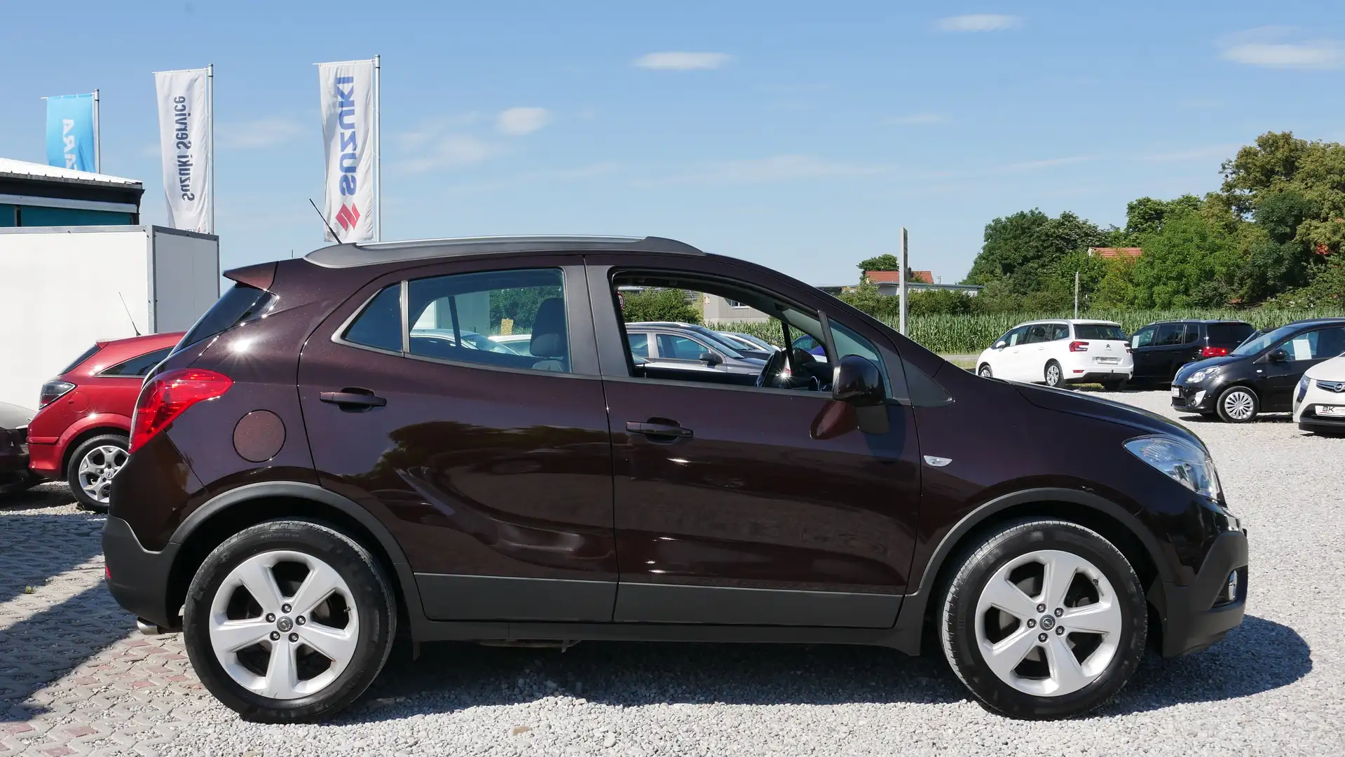 Opel Mokka X 4x4 Allrad Scheckheft 1. Hand Sitz,- Lenkradheiz. Braun - 2