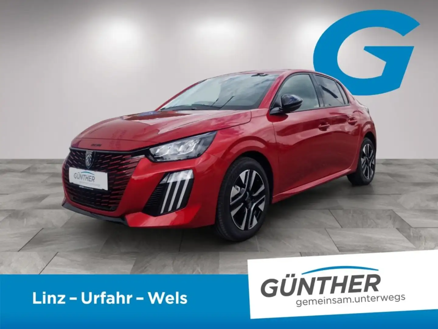 Peugeot 208 ALLURE PureTech 100 6-Gang-Manuell Rouge - 1