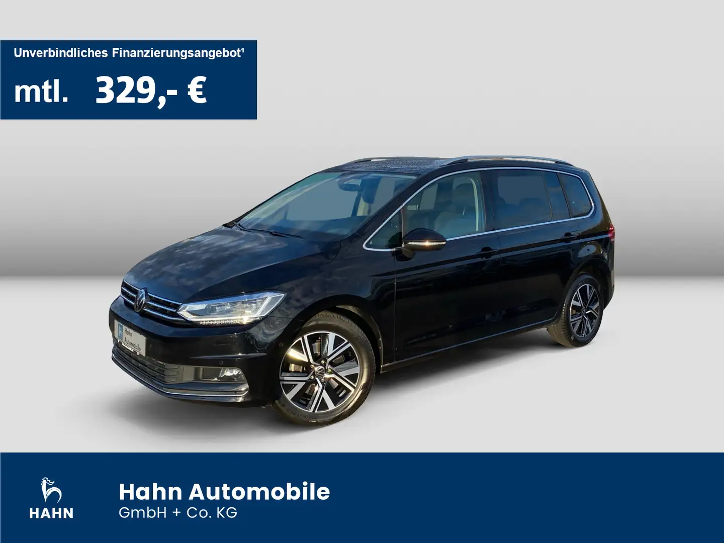 Volkswagen Touran 2.0TDI DSG Highline ACC AHK Cam LED Navi Schwarz - 1