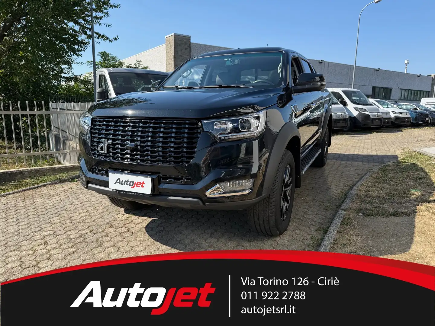DR Automobiles PK8 PK8 2.0 turbo diesel 4x4 136cv N1 AUTOCARRO Schwarz - 1
