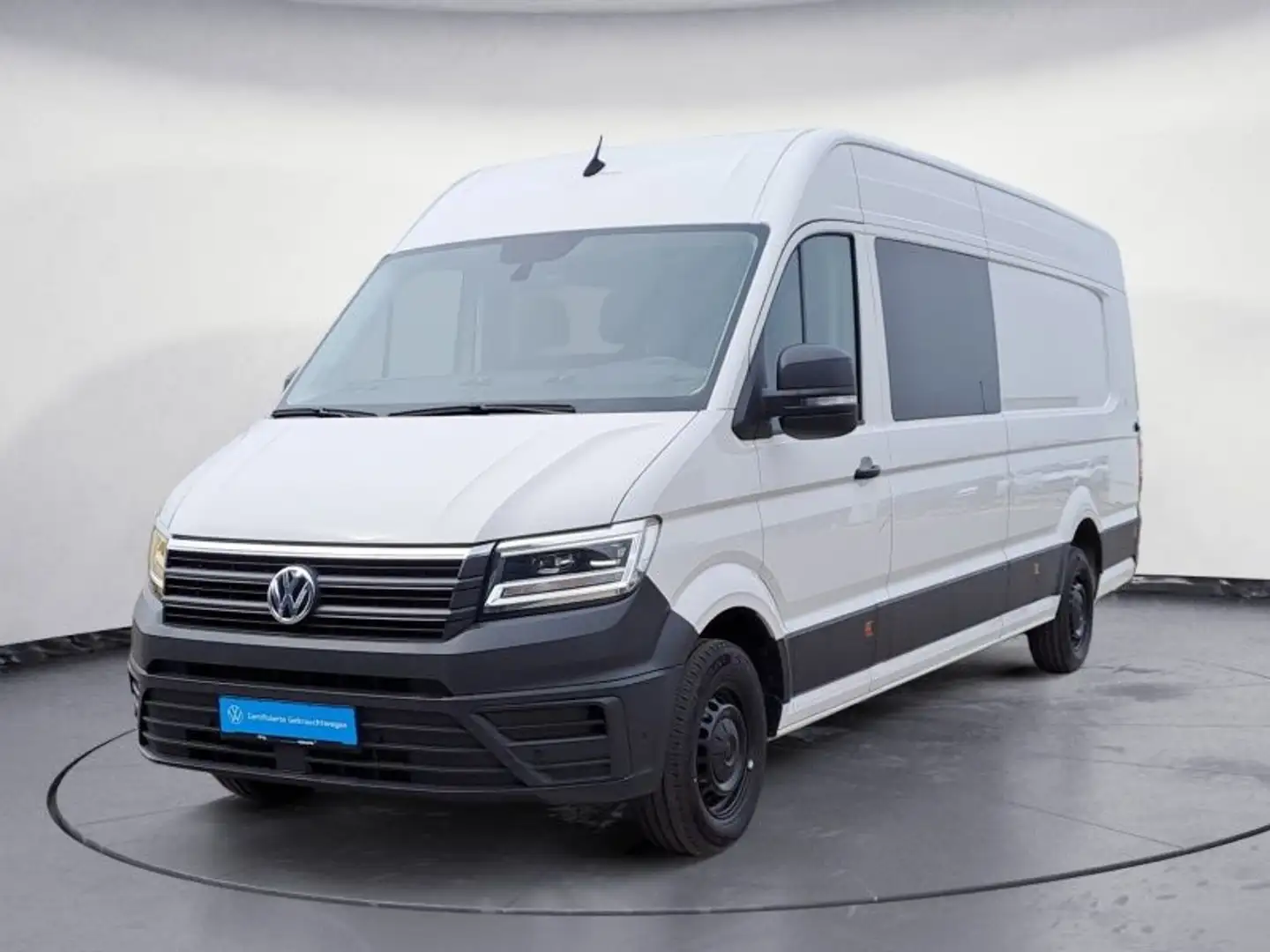 Volkswagen Crafter 35 TDI LR plus Aut. VA Klima LED Navi Weiß - 2