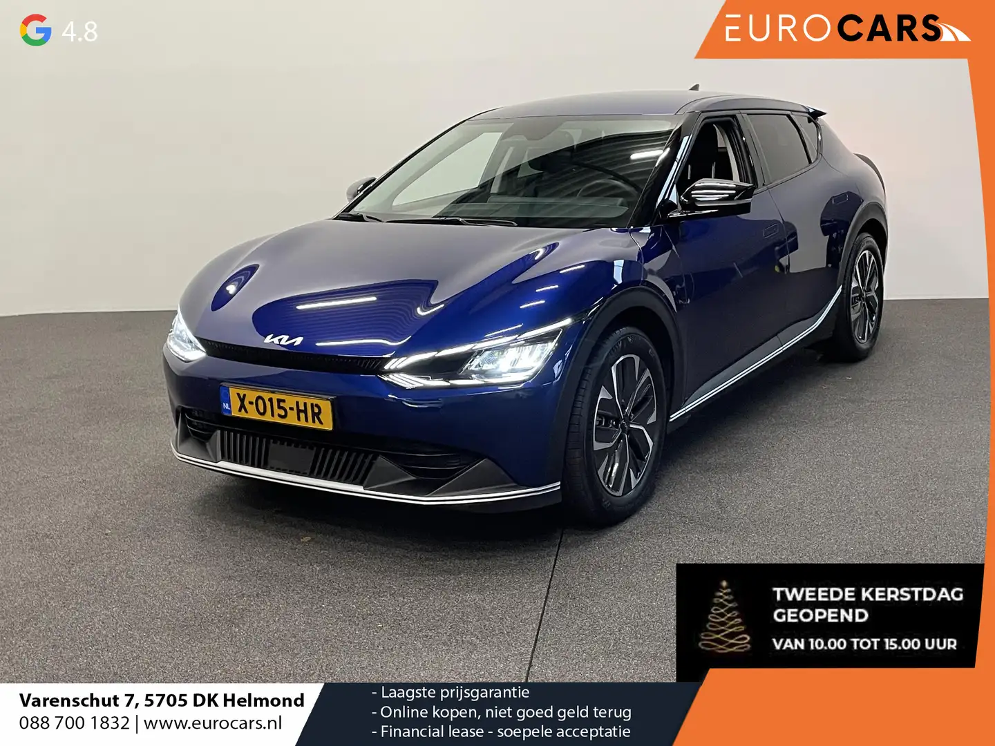 Kia EV6 Air 58 kWh Airco ECC Navi Carplay Adaptive Cruise Bleu - 1