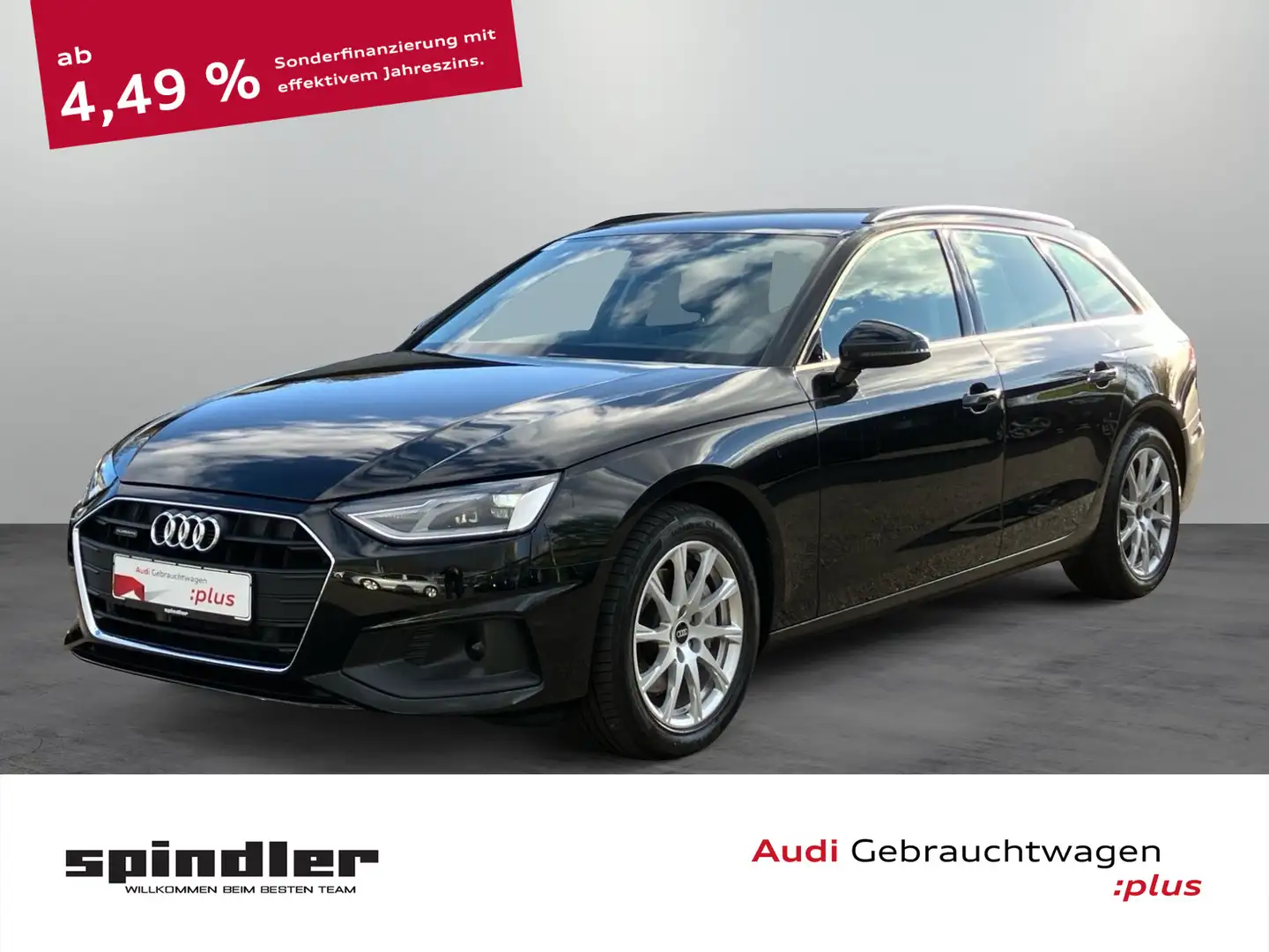 Audi A4 40TDI quattro S-tronic/ Navi+, HuD, ACC Schwarz - 1