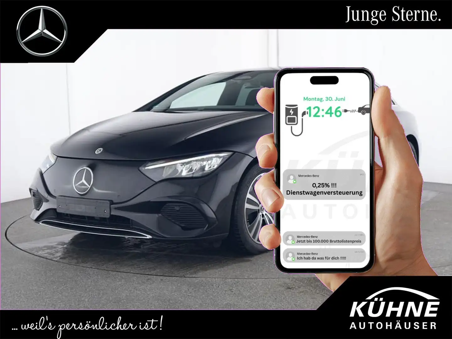 Mercedes-Benz EQE 300 Electric Art Advanced WinterPaket+Servic Schwarz - 1