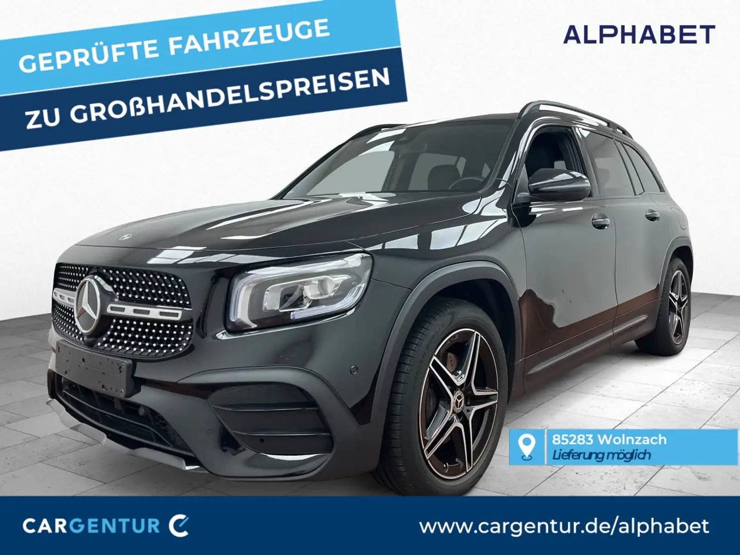 Mercedes-Benz GLB 200 d AMG Line 4Matic AHK Pano S-Dach Key Schwarz - 1