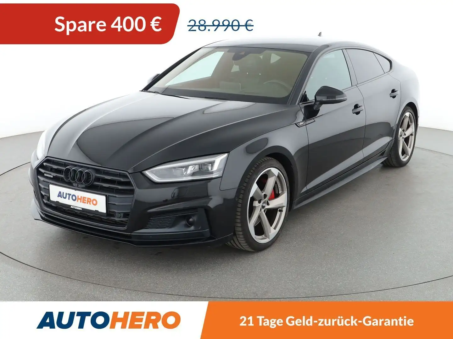 Audi A5 3.0 V6 TDI quattro Sport Aut.*NAVI*HEAD-UP*LED*ACC Schwarz - 1