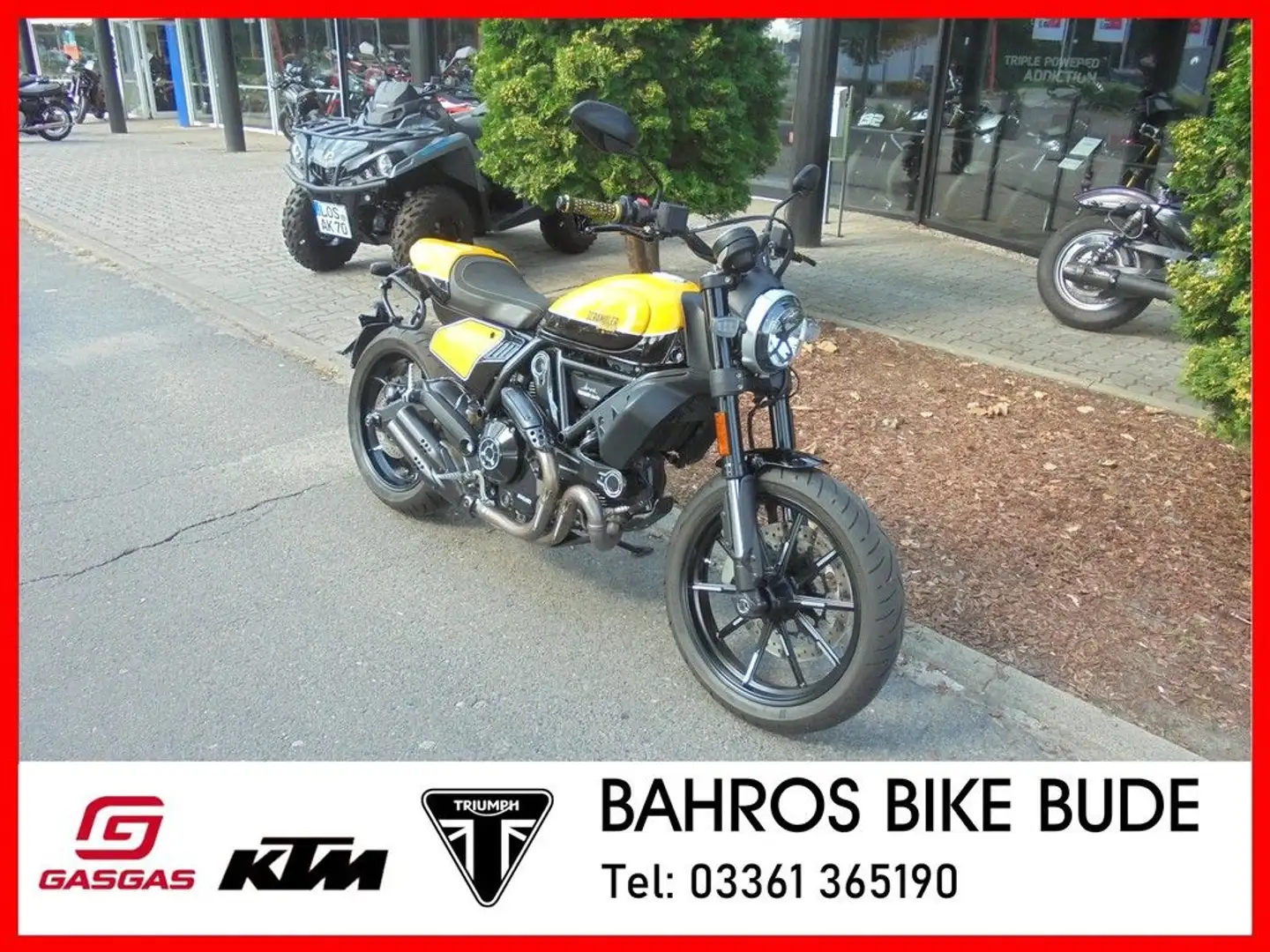 Ducati Scrambler Full Throttle Galben - 1