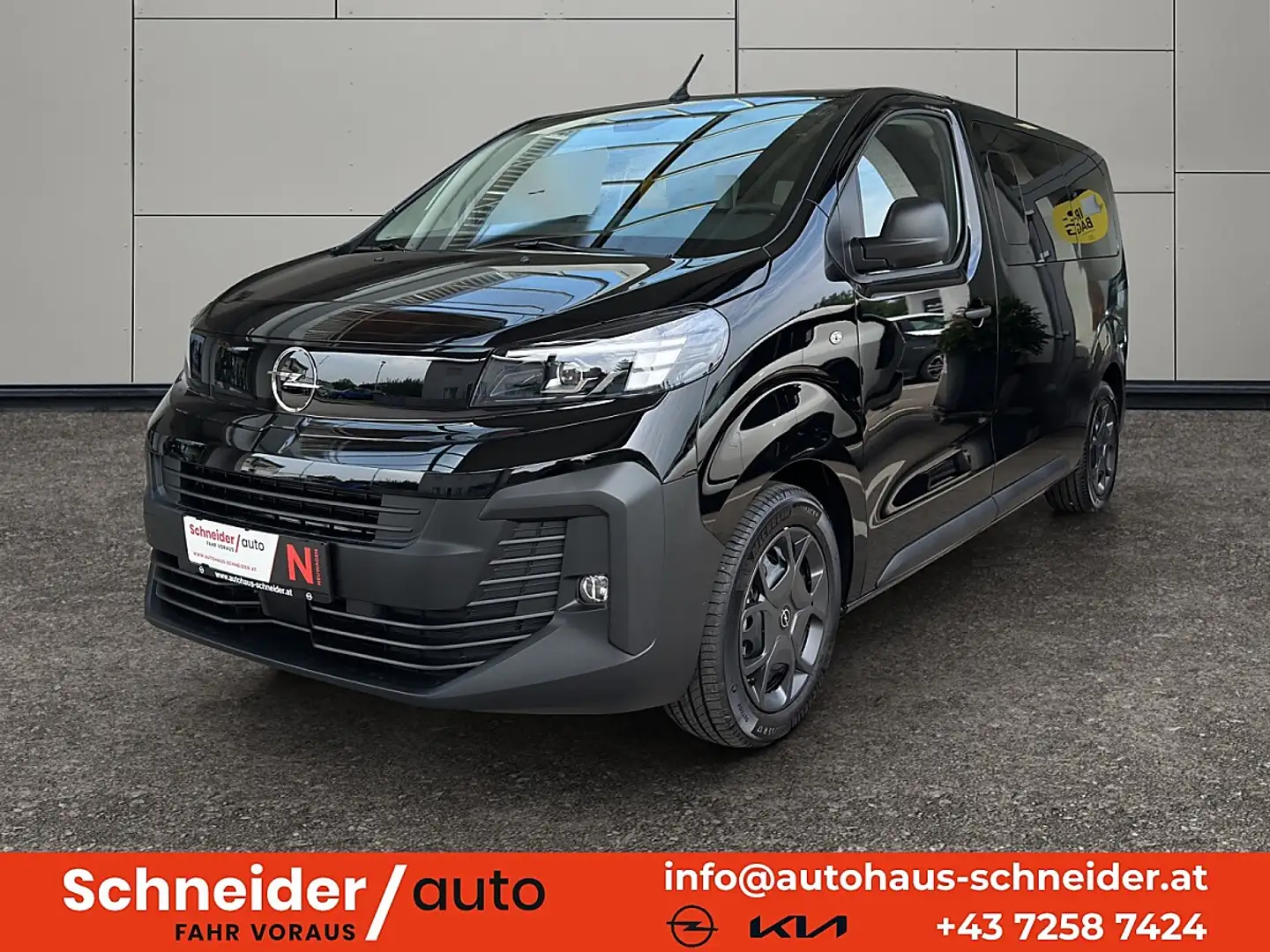 Opel Vivaro Kombi 2,0 Diesel S&S L Aut. Schwarz - 1