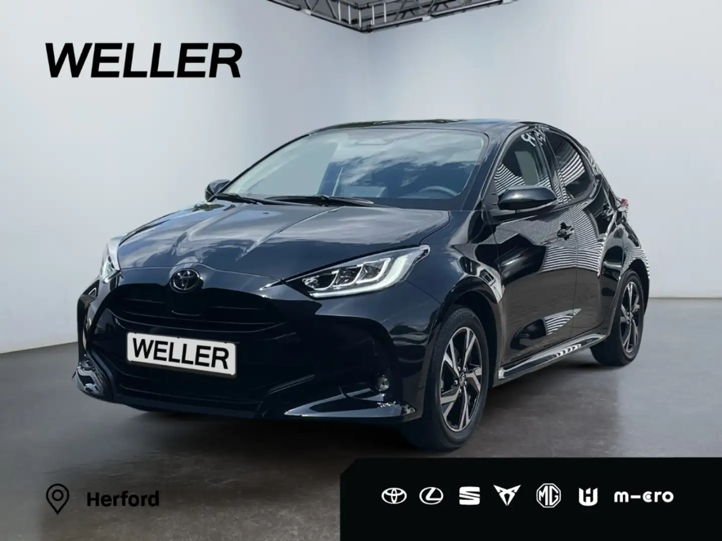 Toyota Yaris Hybrid 116 1.5 Teamplayer *LED*CarPlay*CAM* Noir - 1