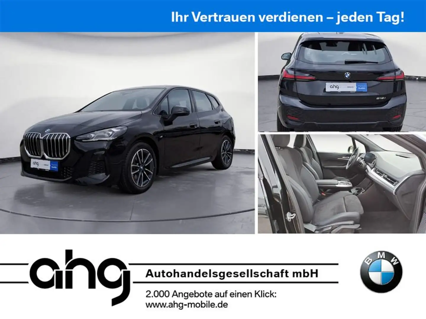 BMW 218 Auto. M-PAKET | Garantie Schwarz - 1