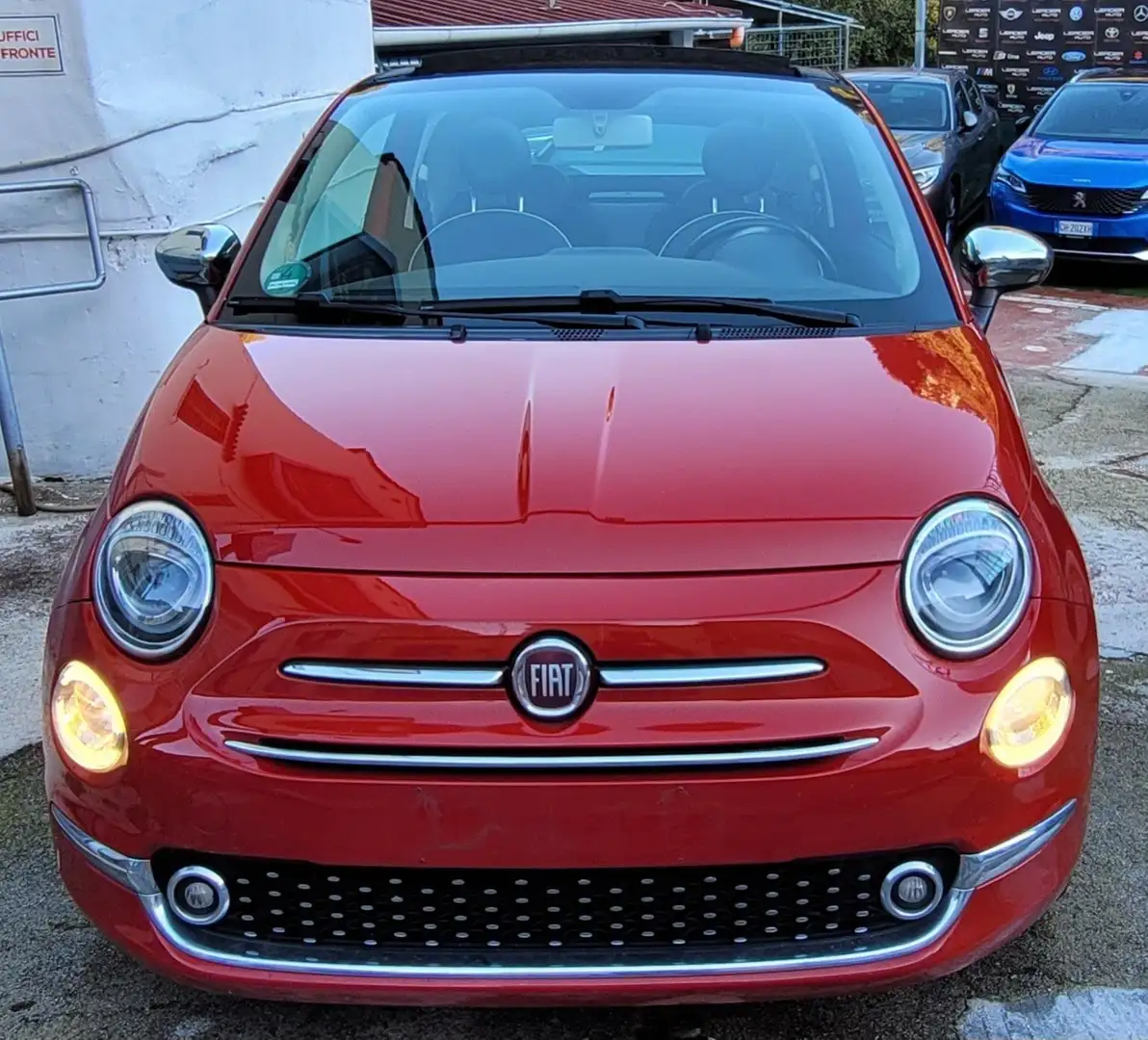 Fiat 500 C 1.2 Lounge Red - 1
