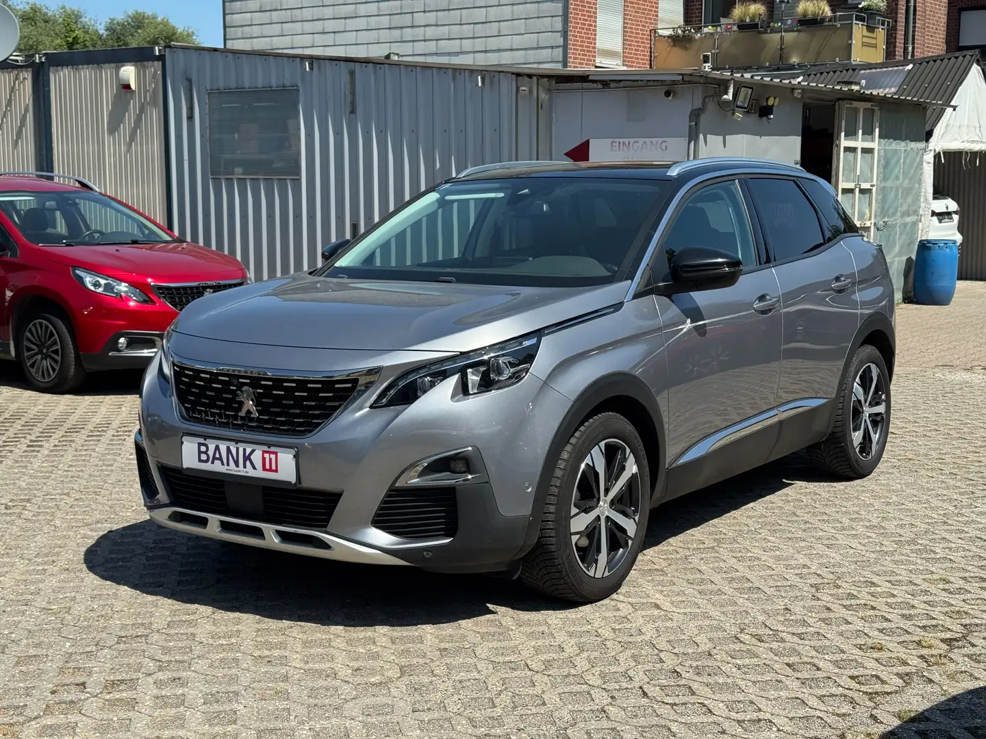 Peugeot 3008 3008 1,2i/AUT/VOLLLEDER/NAVI/SITZHEIZ/PANO/TOP Gris - 1