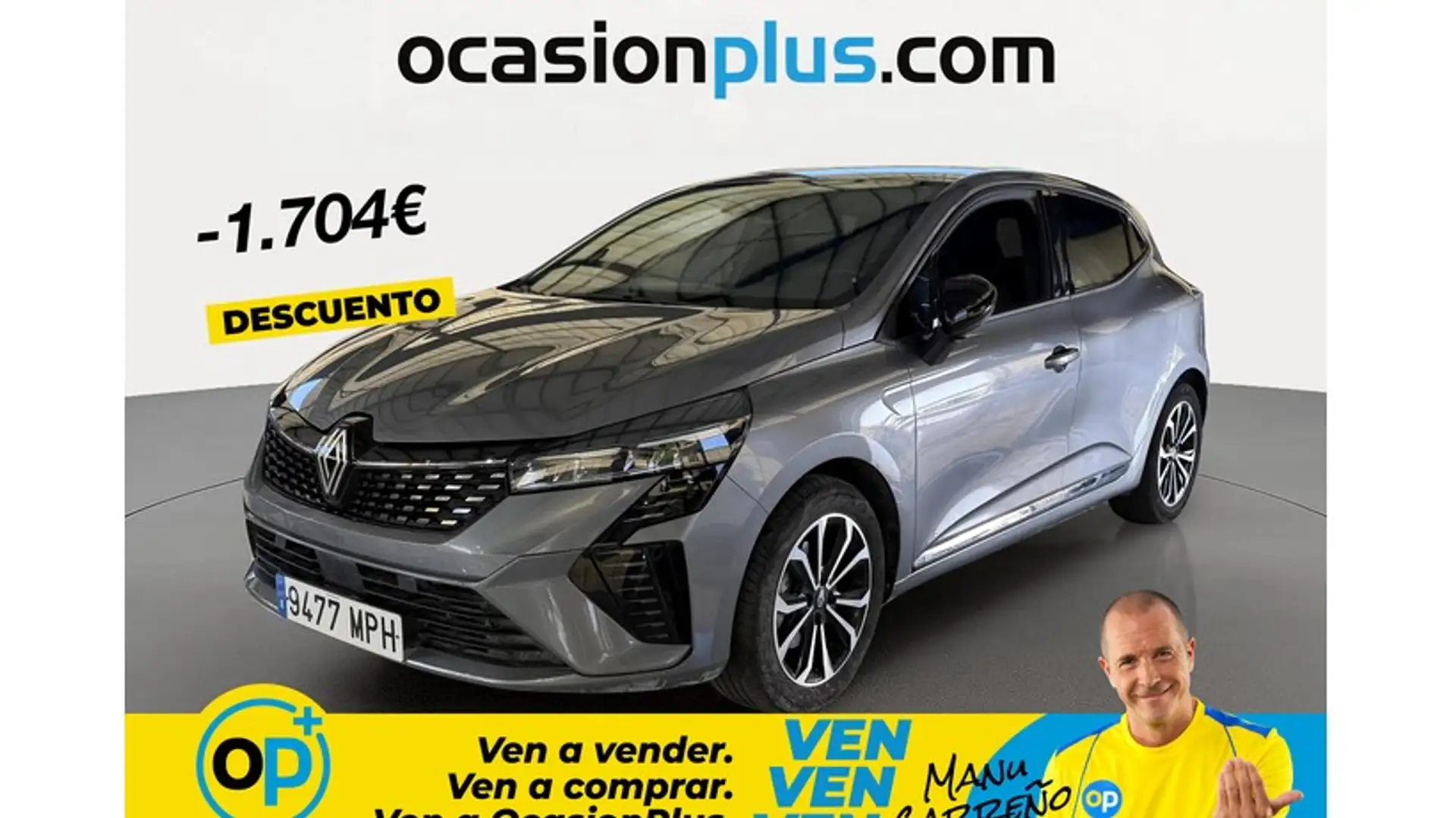 Renault Clio E-TECH Full Hybrid Techno 105kW Gris - 1