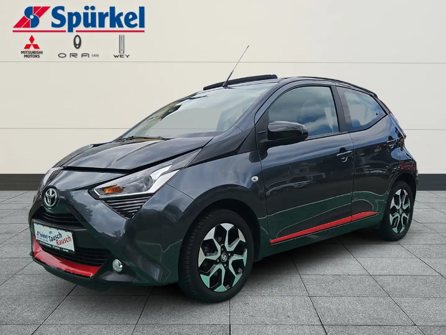 Toyota Aygo X-Sky 1.0 Faltdach, Android-Auto, Rückfahrkamera Grau - 1