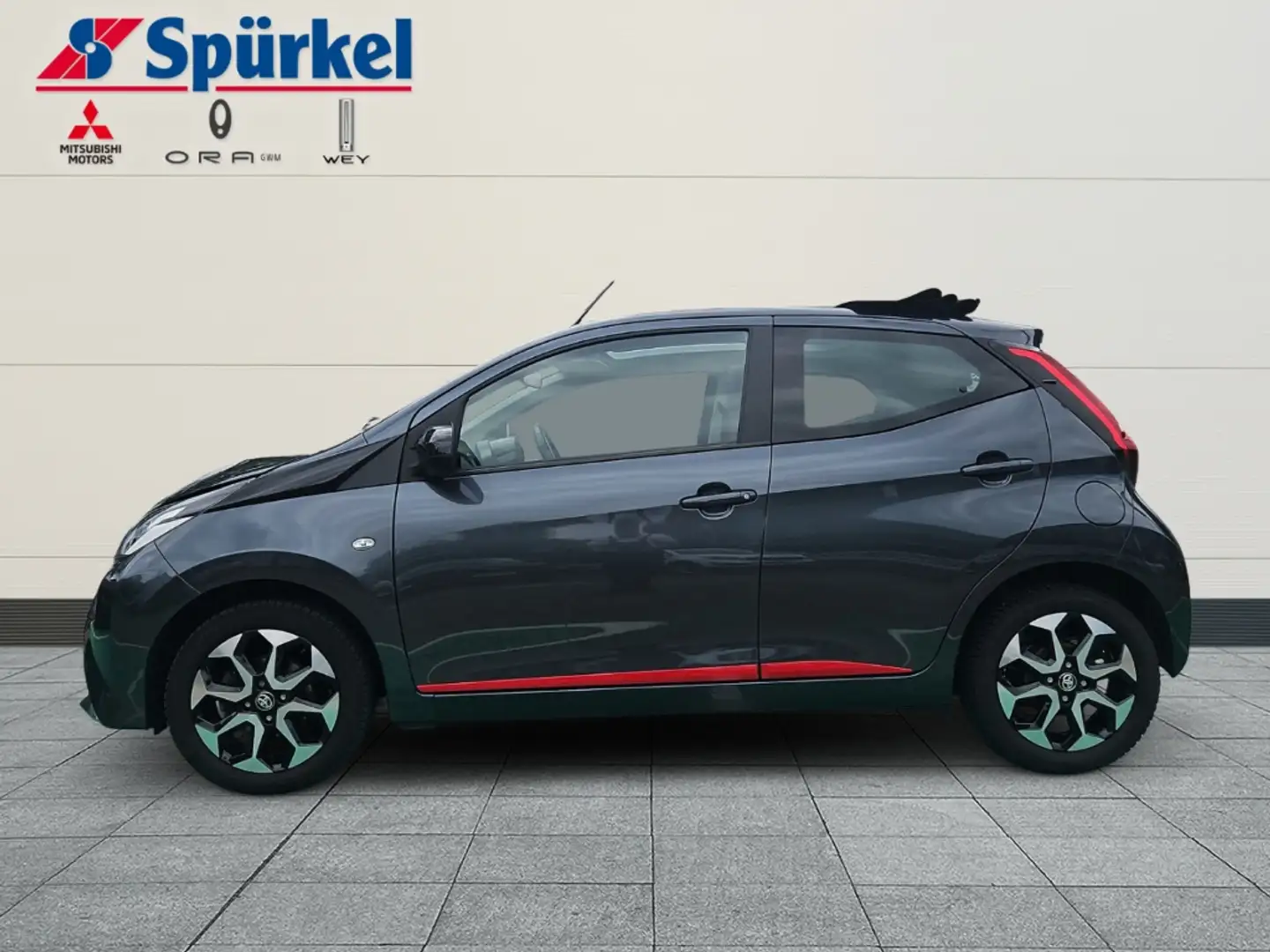 Toyota Aygo X-Sky 1.0 Faltdach, Android-Auto, Rückfahrkamera Grau - 2