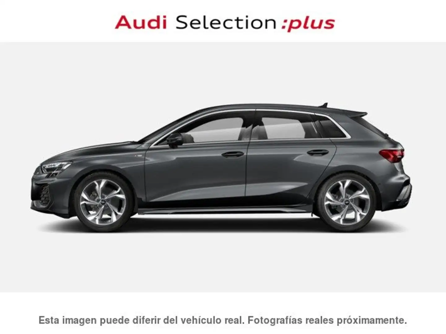 Audi A3 Sportback TDI S line S tronic 110kW Gris - 2