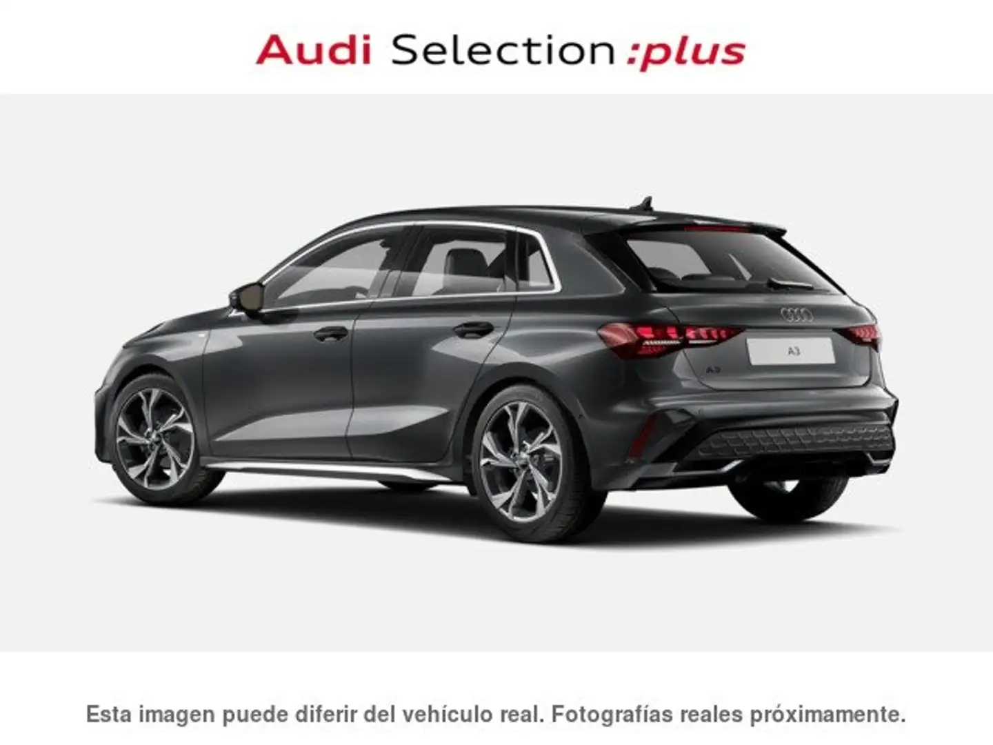 Audi A3 Sportback TDI S line S tronic 110kW Gris - 1