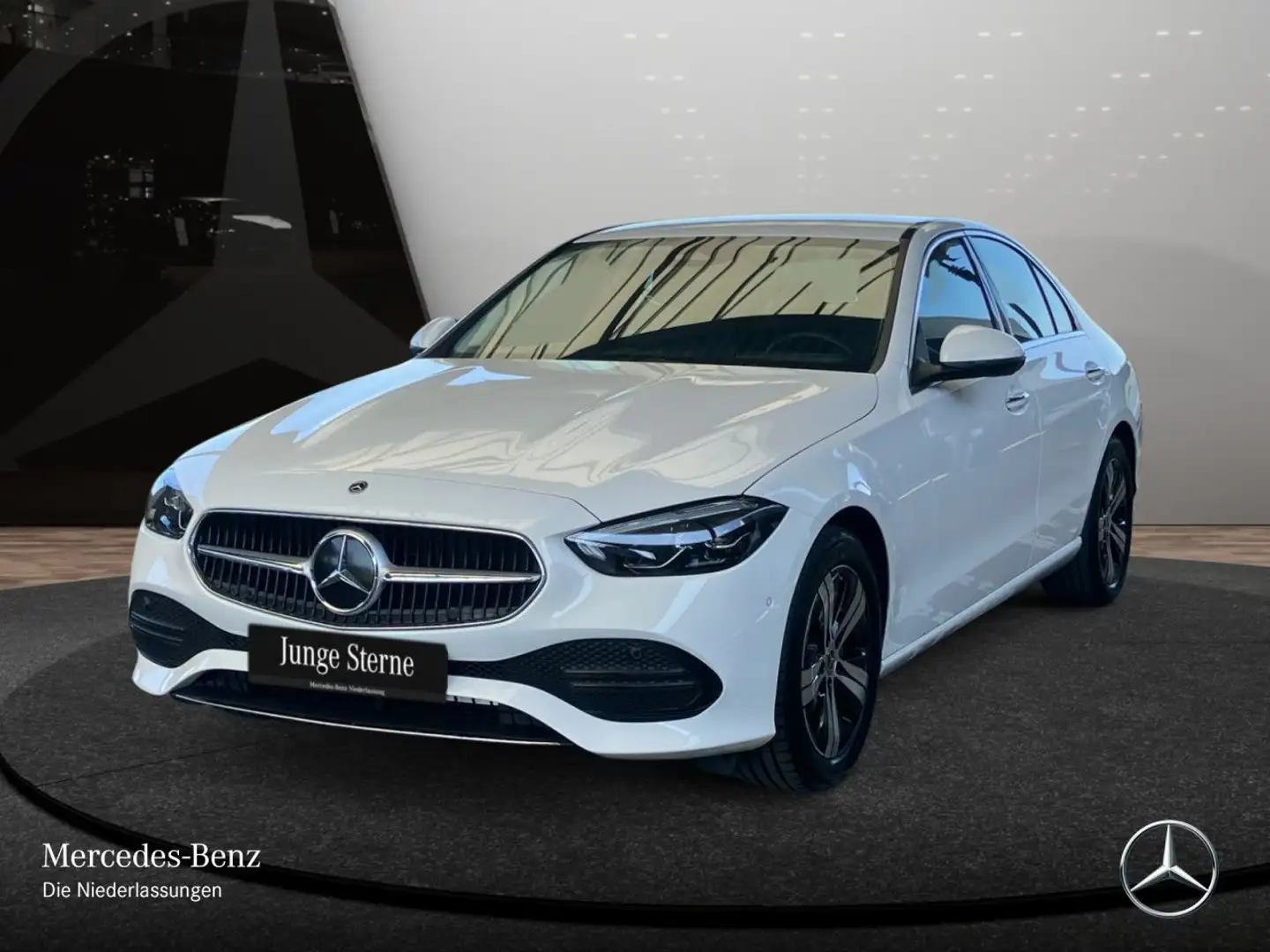 Mercedes-Benz C 180 AVANTG+AHK+LED+KAMERA+TOTW+KEYLESS+9G Weiß - 2