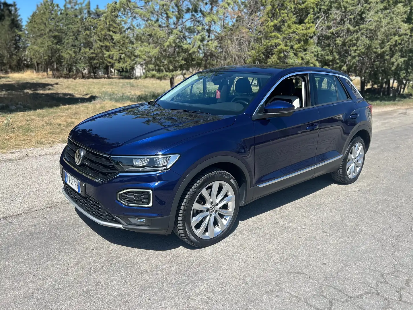 Volkswagen T-Roc T-Roc 2.0 tdi Advanced 4motion FULL Blauw - 1