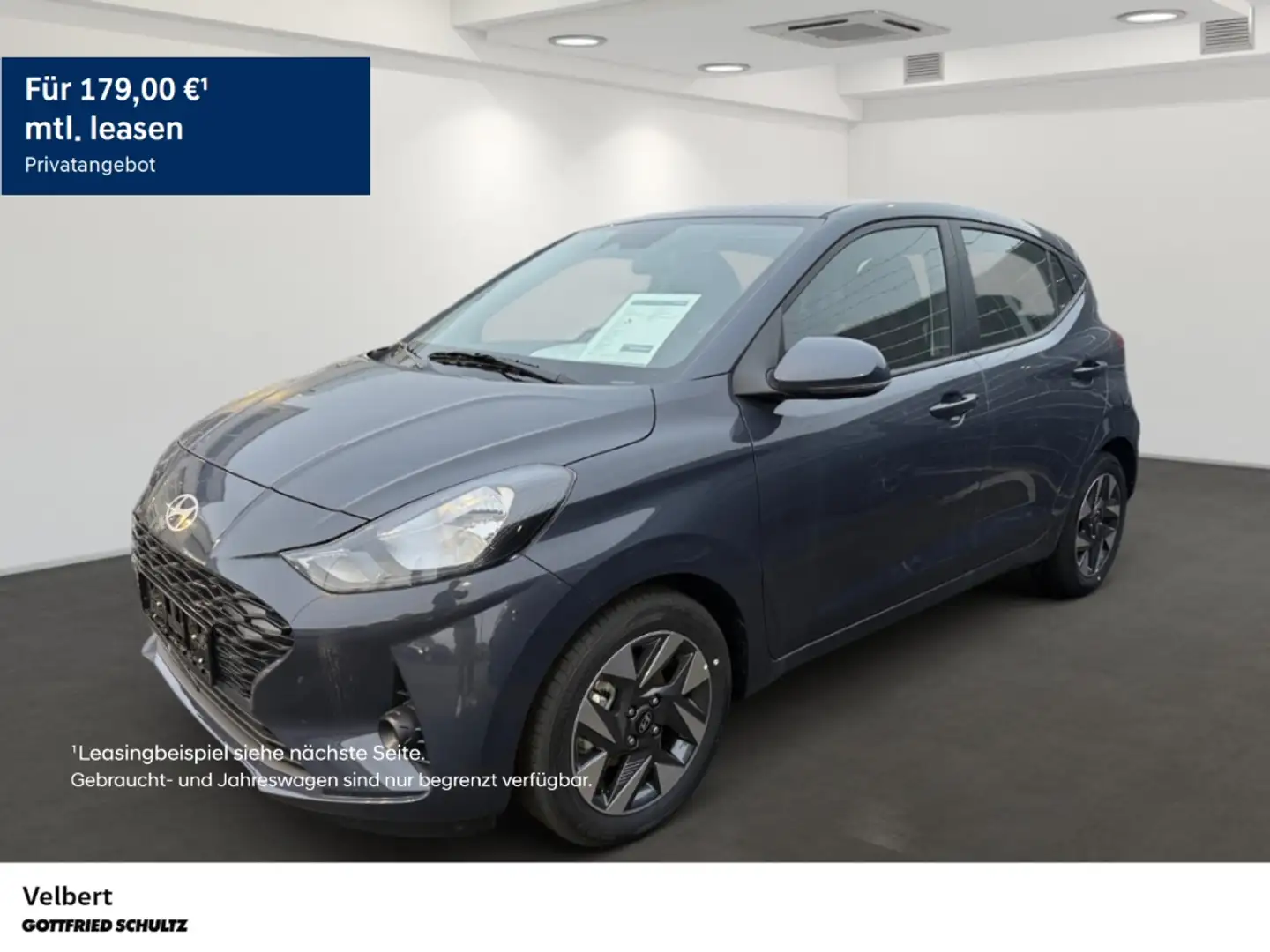 Hyundai i10 TREND 1.0 (79 PS) Navi Rückfahrkamera sofort verf Gris - 1