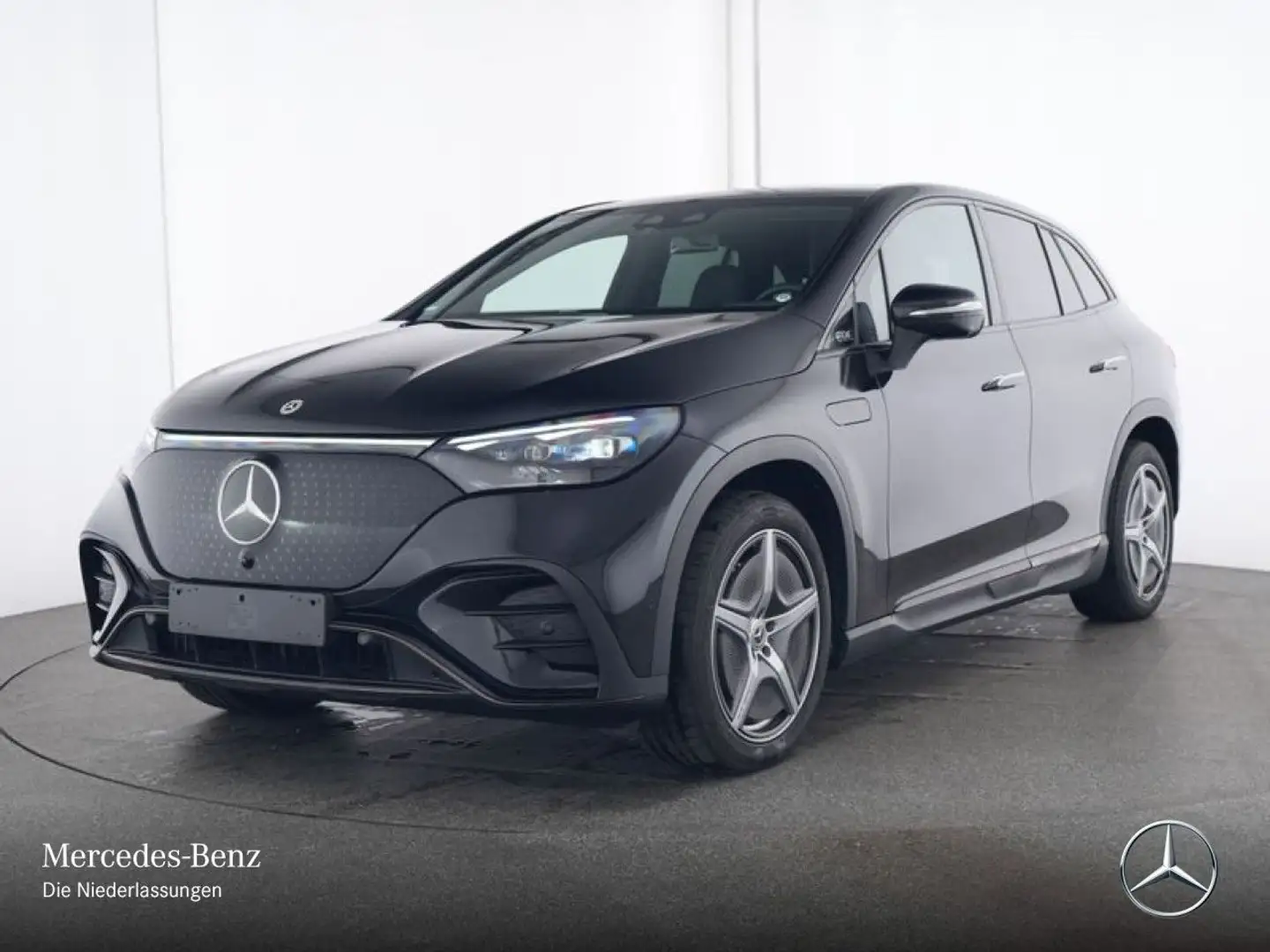 Mercedes-Benz EQE SUV EQE 350 4M AMG+NIGHT+PANO+360+AHK+BURMESTER Schwarz - 2
