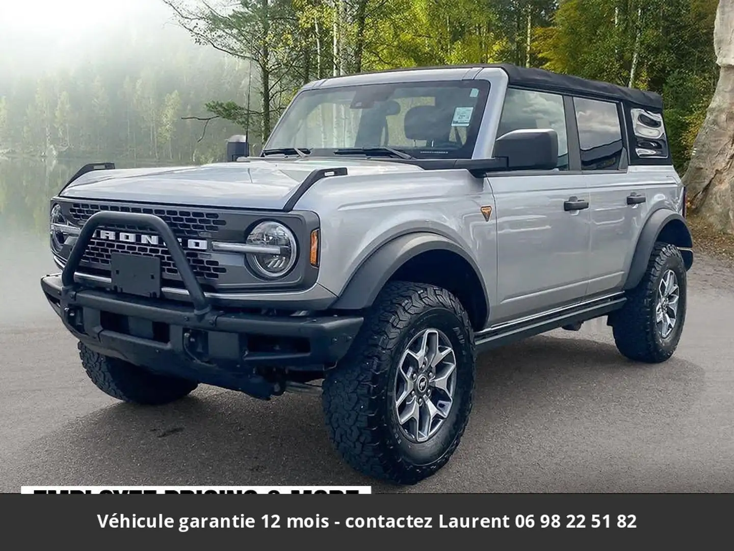 Ford Bronco Badlands Advanced 4P 4X4 Tout compris hors homolog Argent - 1