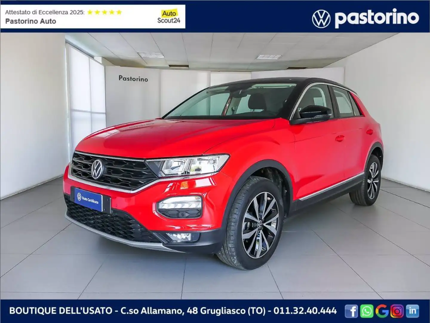 Volkswagen T-Roc 1.0 TSI STYLE 110CV Nero - 1