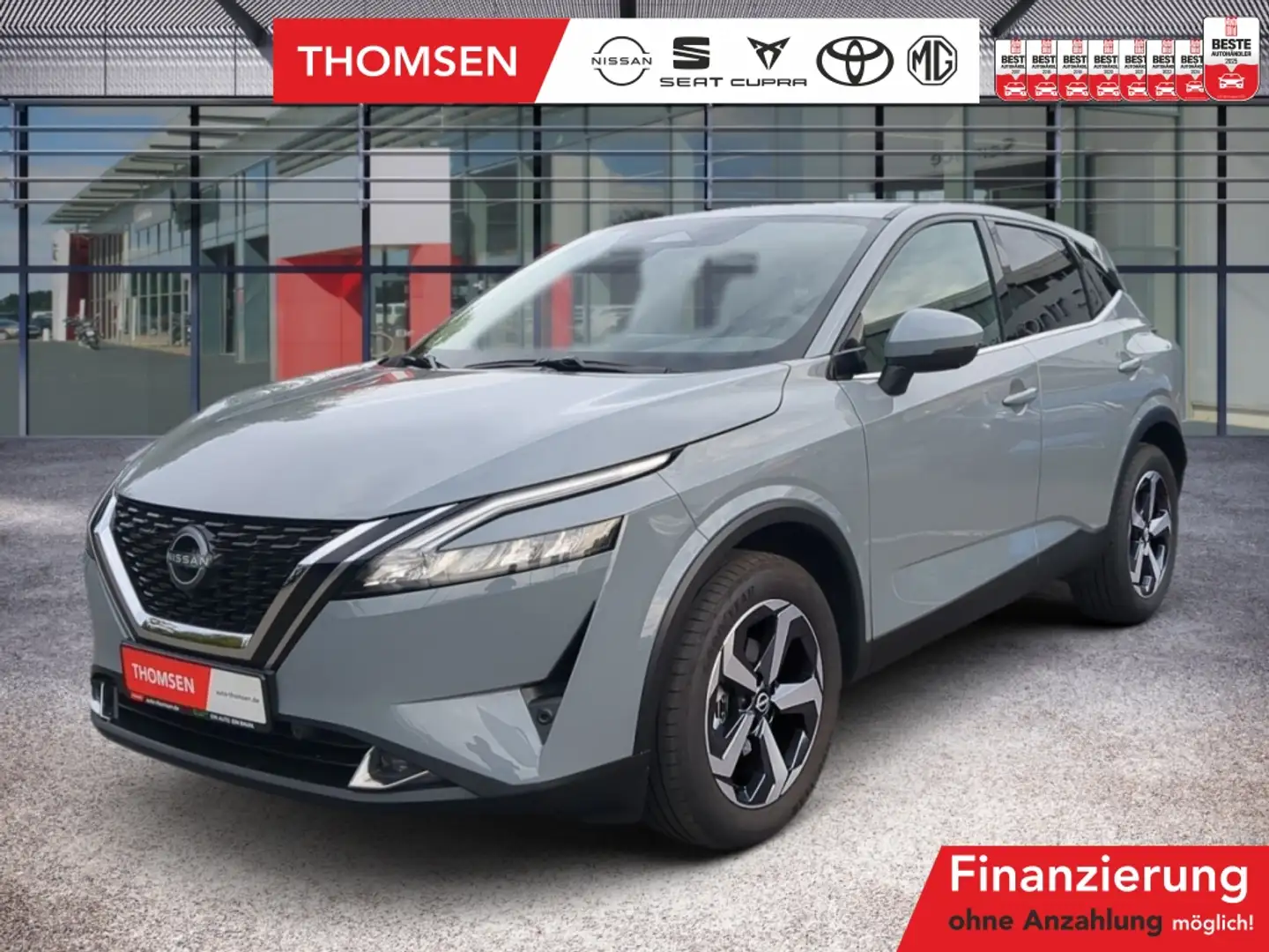Nissan Qashqai 1.3 DIG-T 140 PS N-Connecta Klimaaut. Grigio - 1