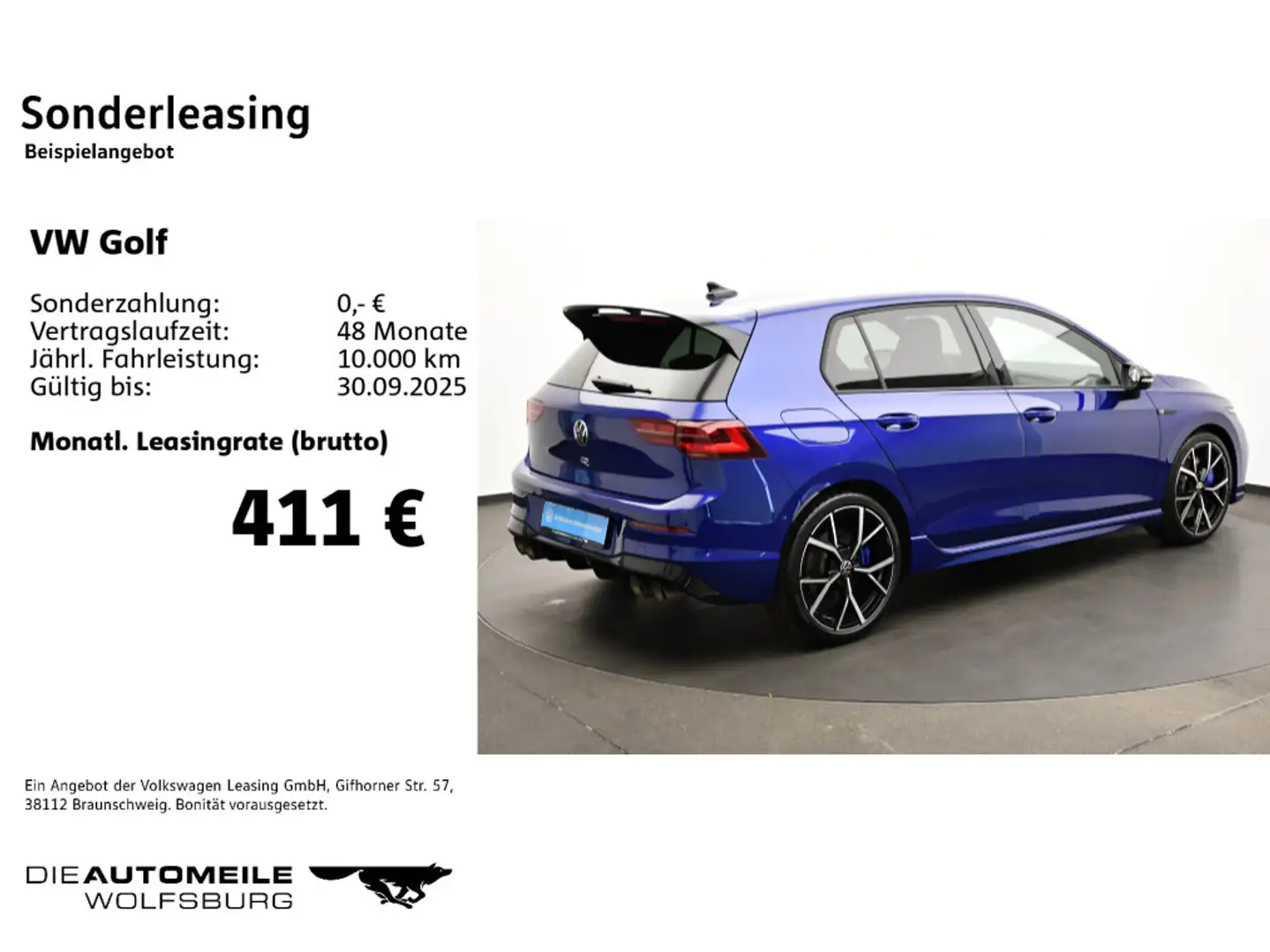 Volkswagen Golf 8 VIII R DSG R Performance Akrapovic/Matrix Blau - 2