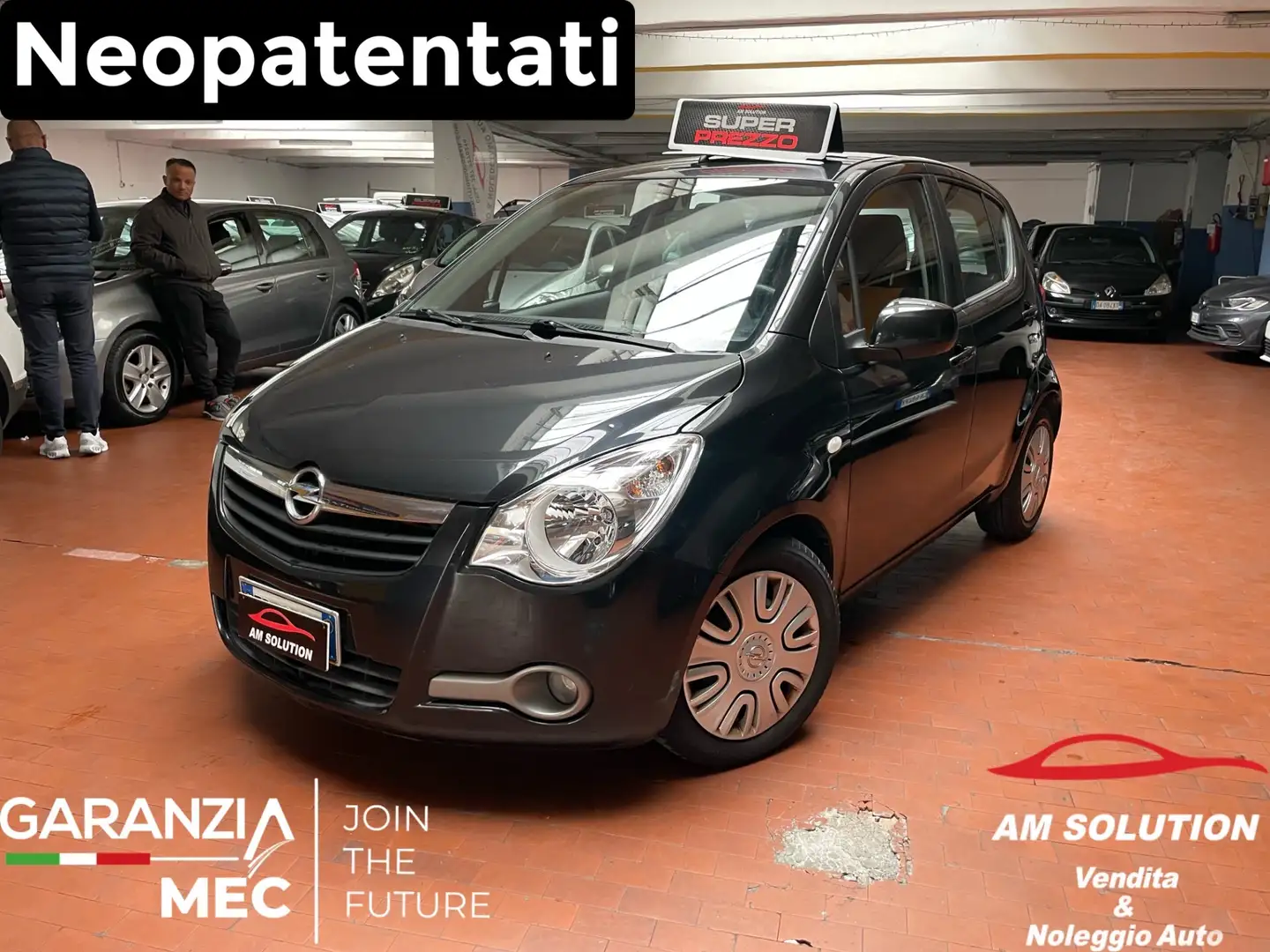 Opel Agila Agila 1.2 Neopatentati Nero - 1
