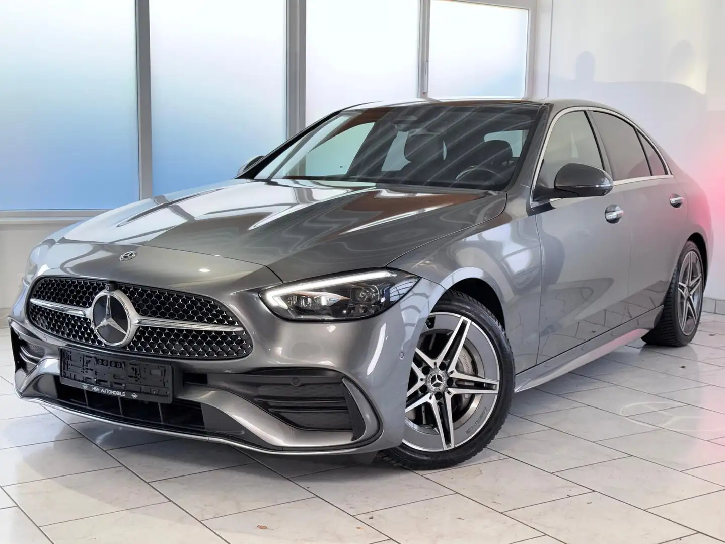 Mercedes-Benz C 300 AMG-CarPlay/AHK/ACC/DigitalLight Gris - 2