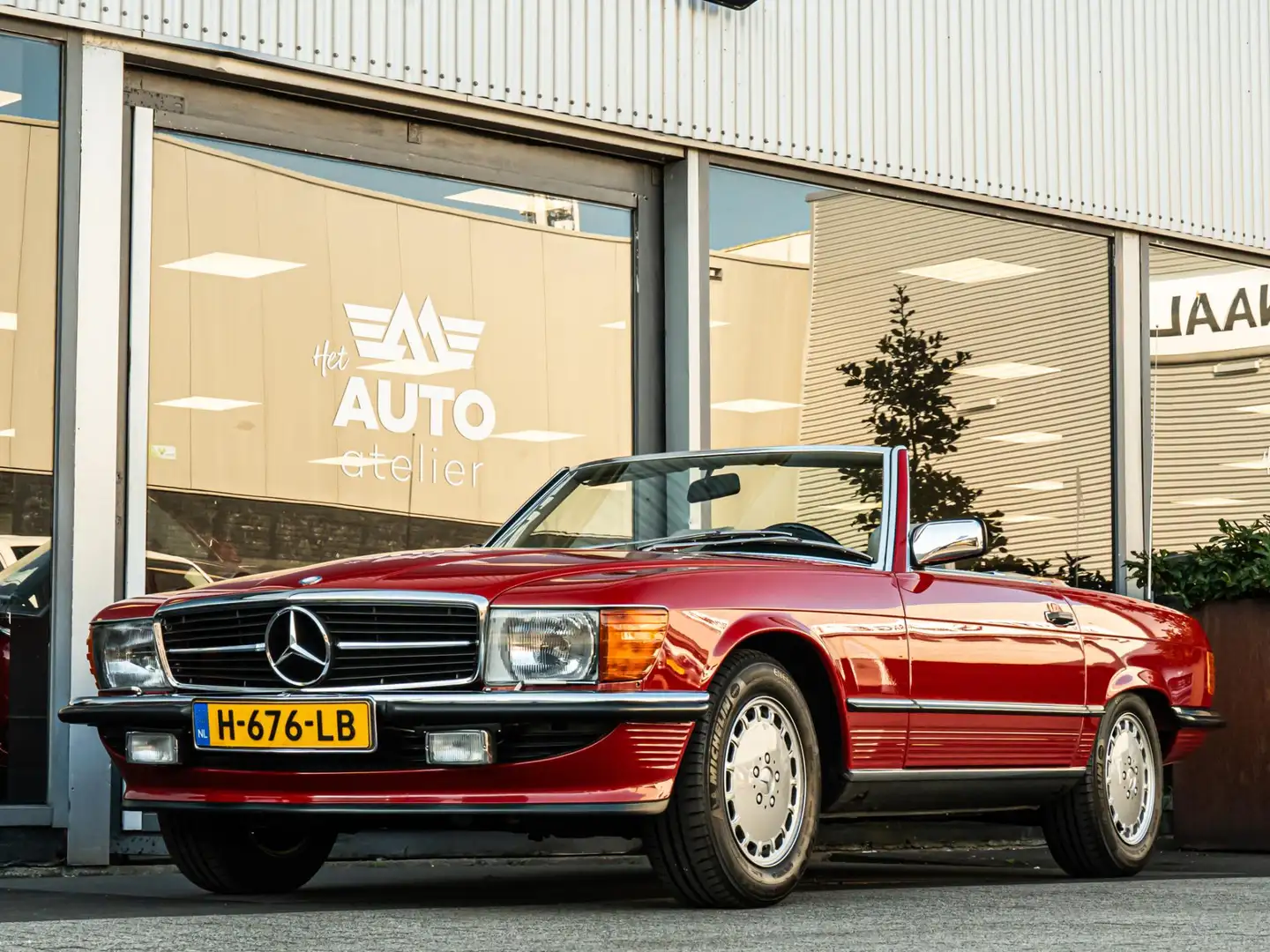 Mercedes-Benz SL 420 Rojo - 1