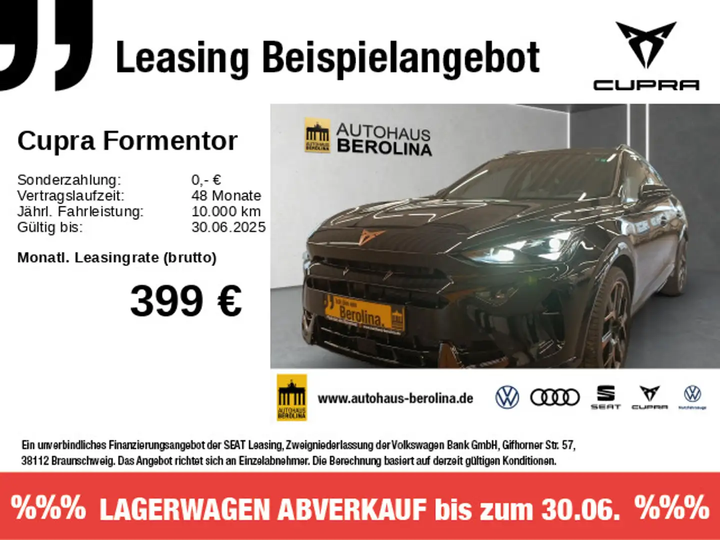 CUPRA Formentor 2.0 TSI 4D VZ DSG *PANO*MATRIX*ACC* Noir - 1