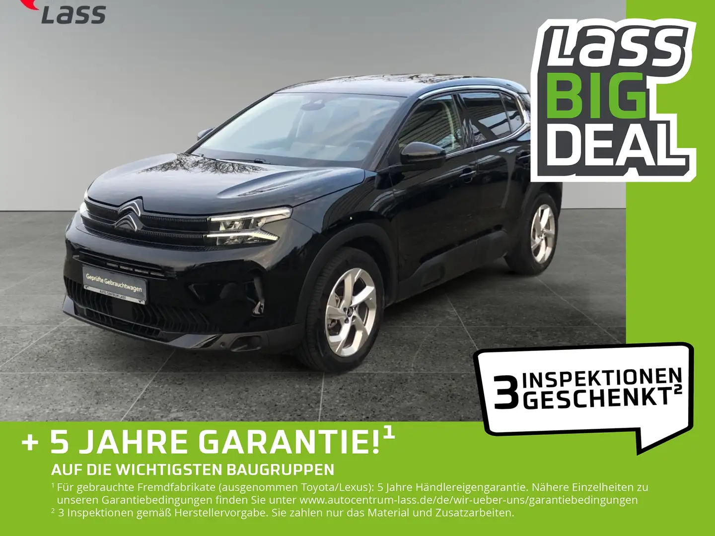 Citroen C5 Aircross 1.2 Plus +EPH+Kamera+Navi+KlimaA Schwarz - 1