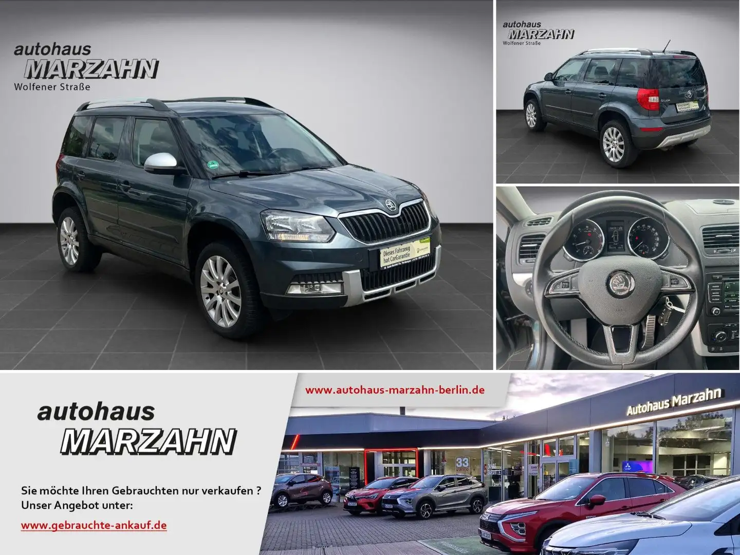 Skoda Yeti 1.4 TSI Green tech Ambition Outdoor Grau - 1