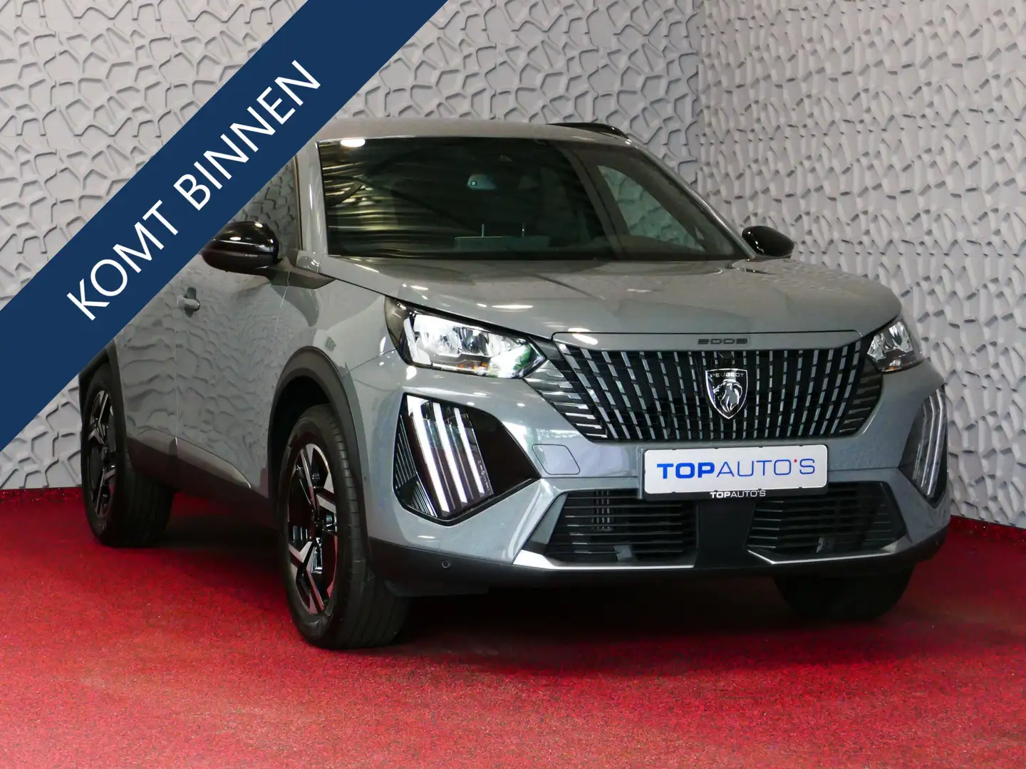 Peugeot 2008 1.2 130PK ✅NW MODEL✅ BLACK EDITION TREKHAAK BLINDS Grigio - 1