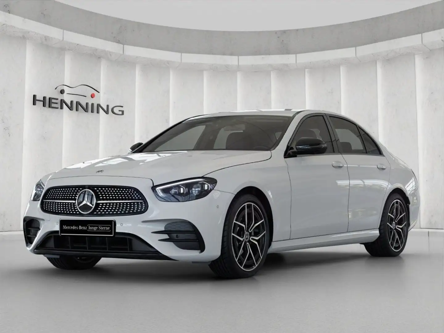 Mercedes-Benz E 220 d AMG Standhzg Burmester Distr.+ 360° MBUX Weiß - 1