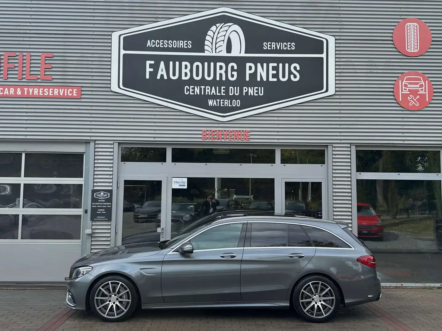 Mercedes-Benz C 63 AMG *FULL-MB-SERVICE*BURMESTER*CAMERA-360*CAR-PLAY Grau - 2