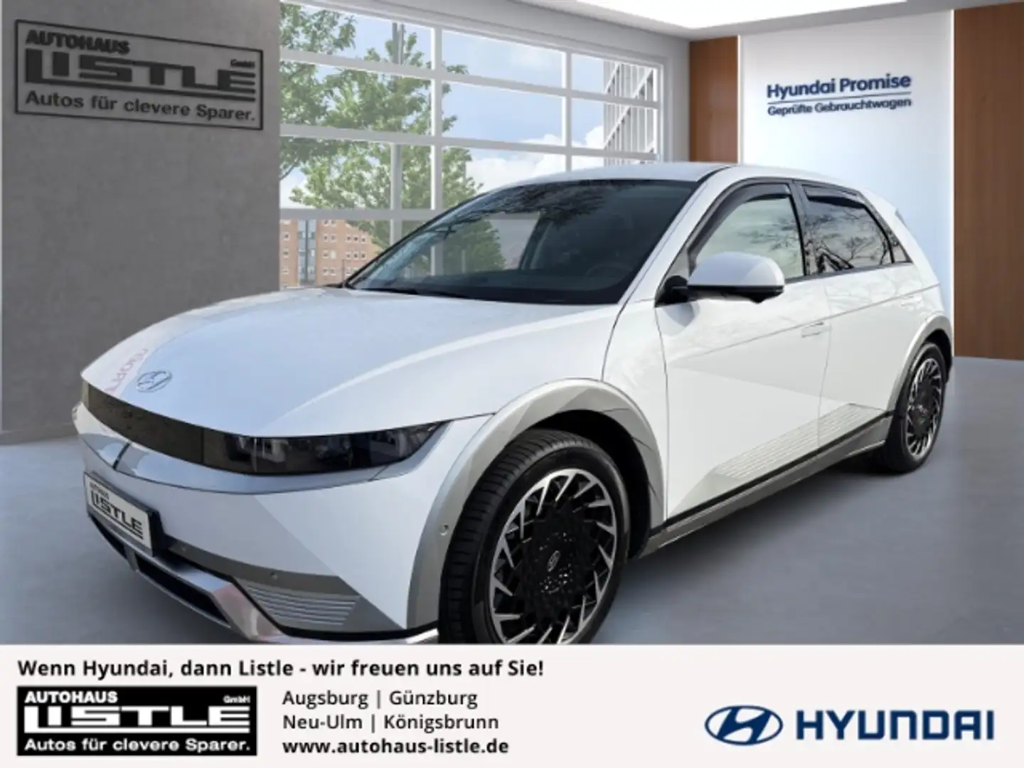 Hyundai IONIQ 5 Uniq Elektro 4WD +LEDER+NAVI+KLIMA+SHZ+UVM+ Blanc - 1