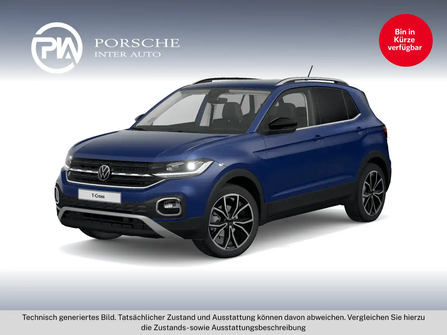 Volkswagen T-Cross Style TSI DSG Blau - 1