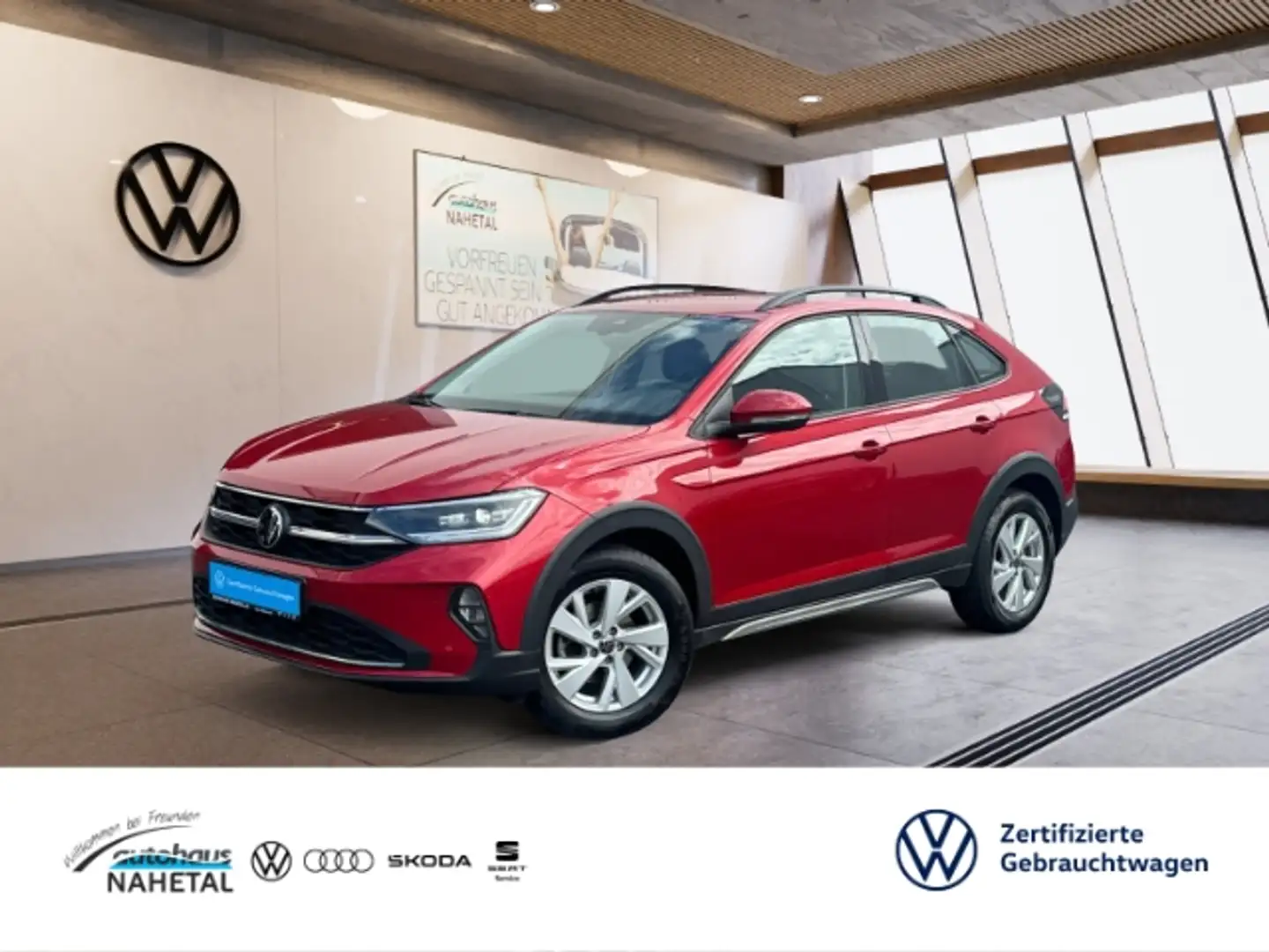 Volkswagen Taigo 1.0TSI Life IQ-LIGHT NAVI REAR VIEW APP   2Z-KLIMA Rot - 1