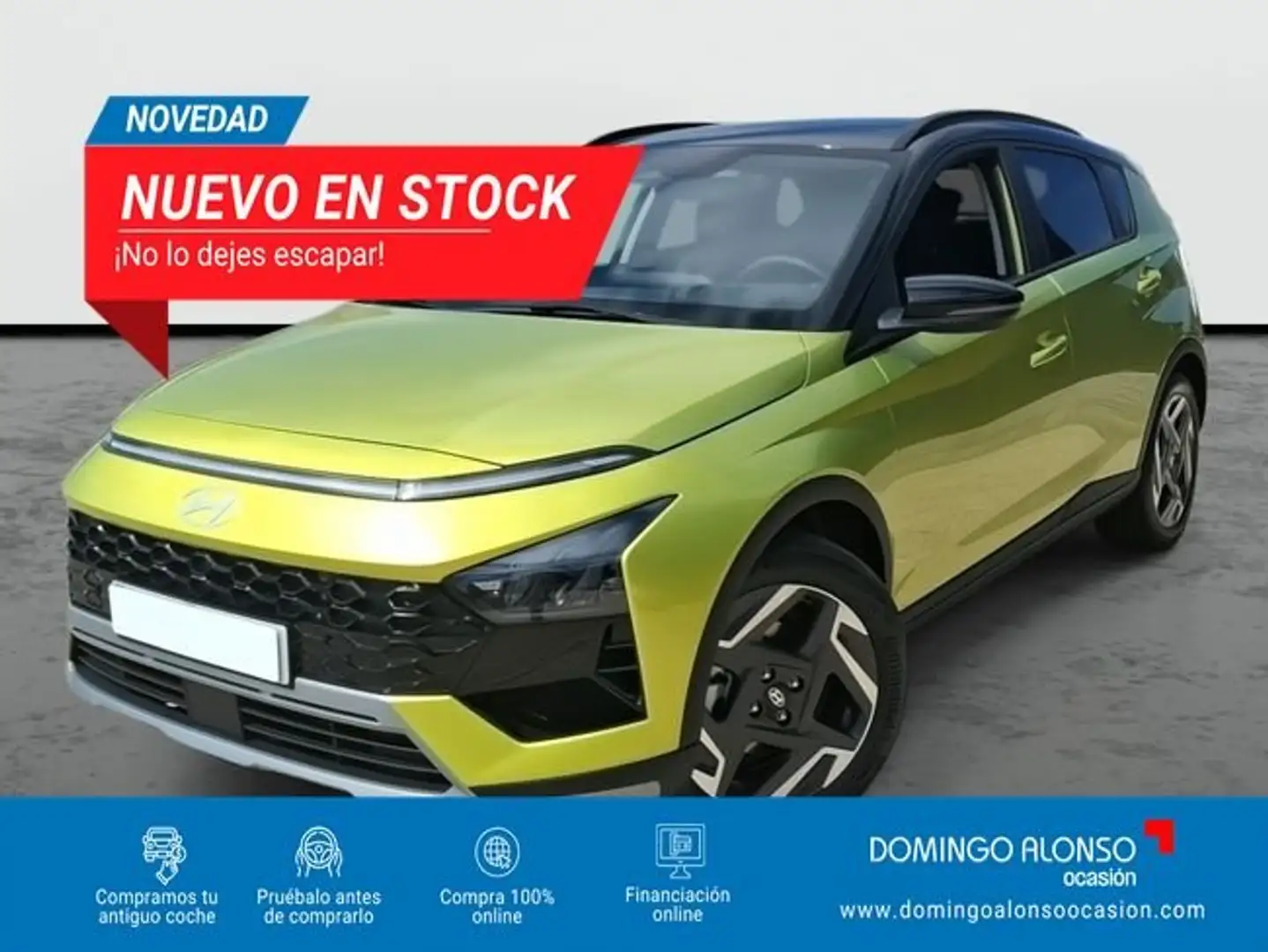 Hyundai BAYON FL 1.0 T-GDi 66,2 kW (90 CV) MT6 2WD Blackline MY2 Negro - 1