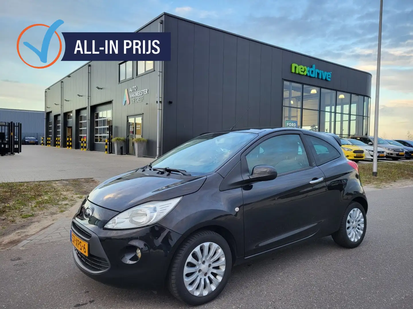 Ford Ka/Ka+ 1.2 Titanium X s/s Panoramadak 1e eigenaar Noir - 1