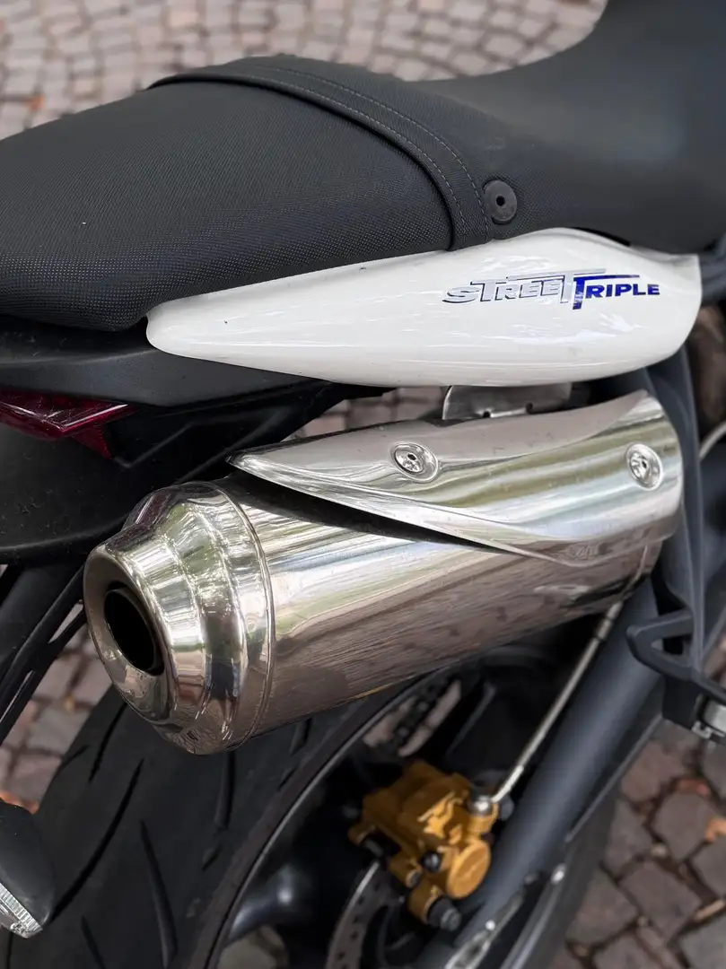 Triumph Street Triple 675 Blanc - 2