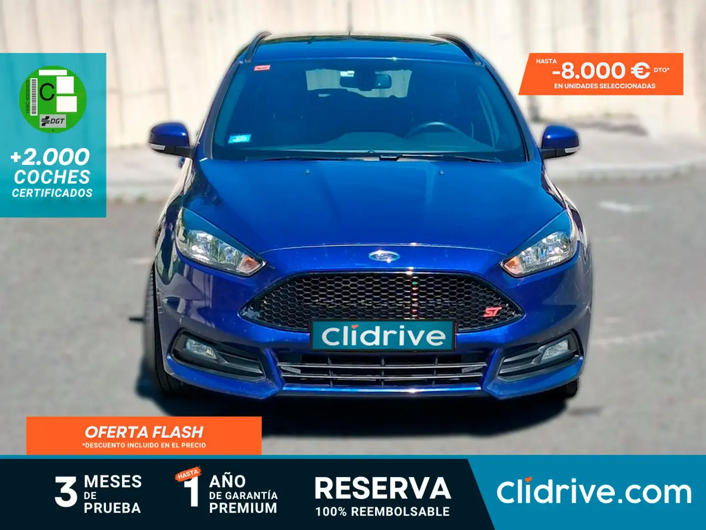 Ford Focus 2.0 EcoBoost A-S-S 184kW ST Sportbreak Azul - 1