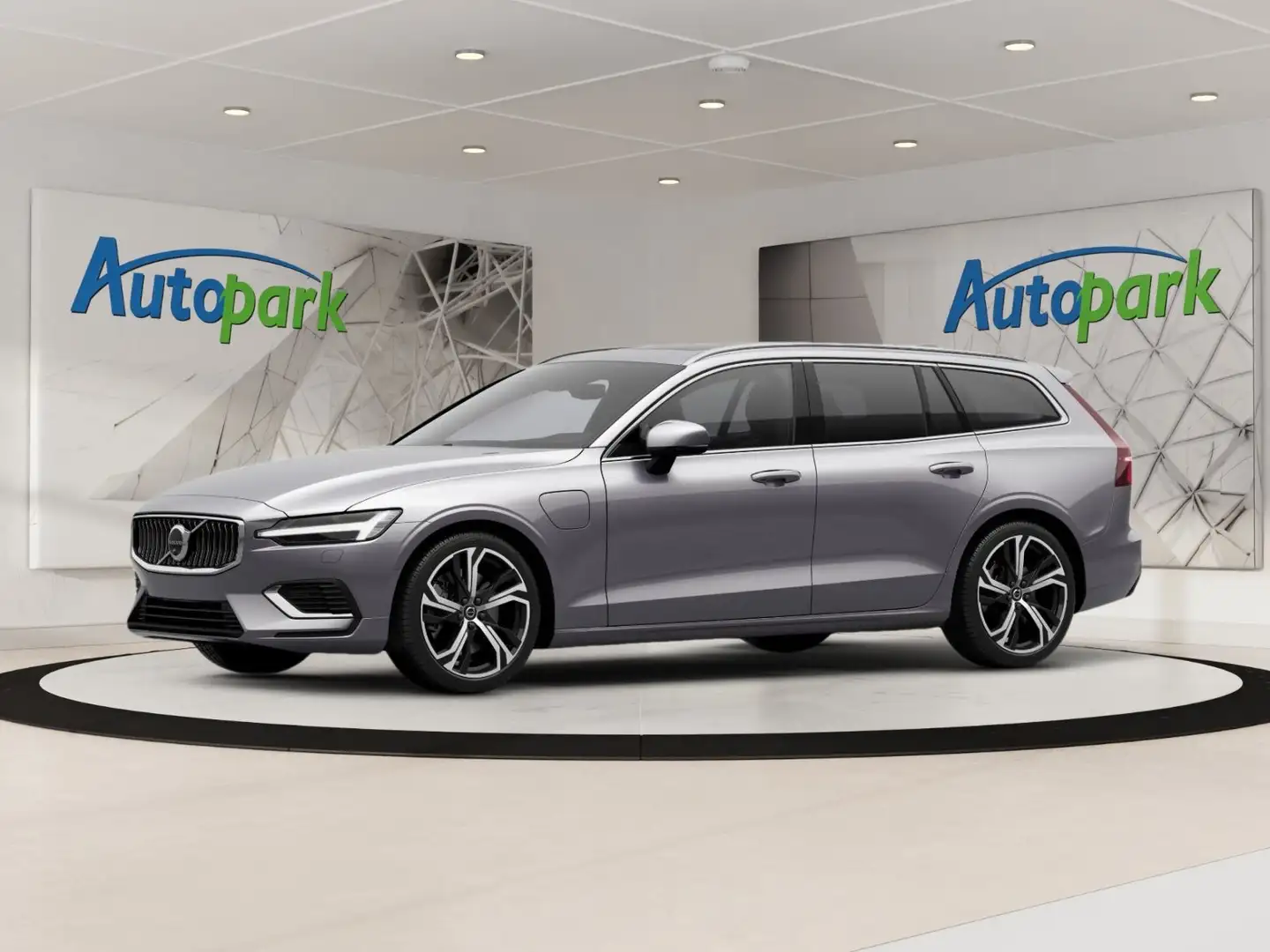 Volvo V60 Plus, T6 AWD Plug-in Hybrid, Elektrisch/Benzin, Br Silber - 1