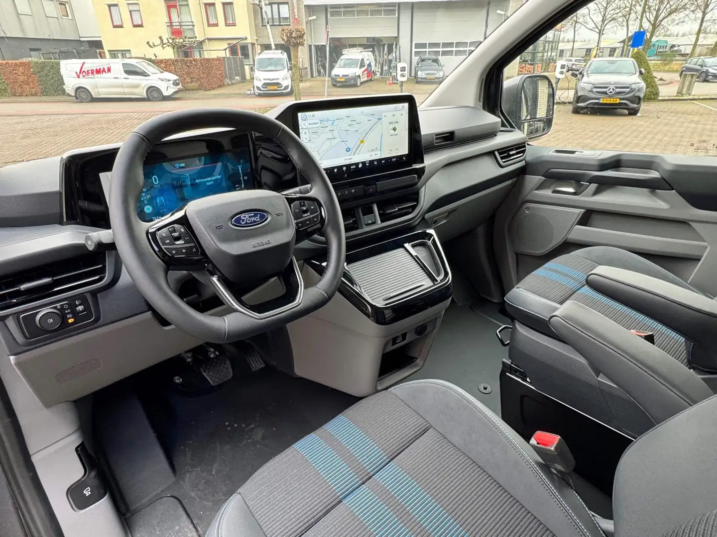 Ford Transit Custom 300 L2 Sport BPM vrij Stoel + Stoel 170 Pk 360° Mi Grijs - 2